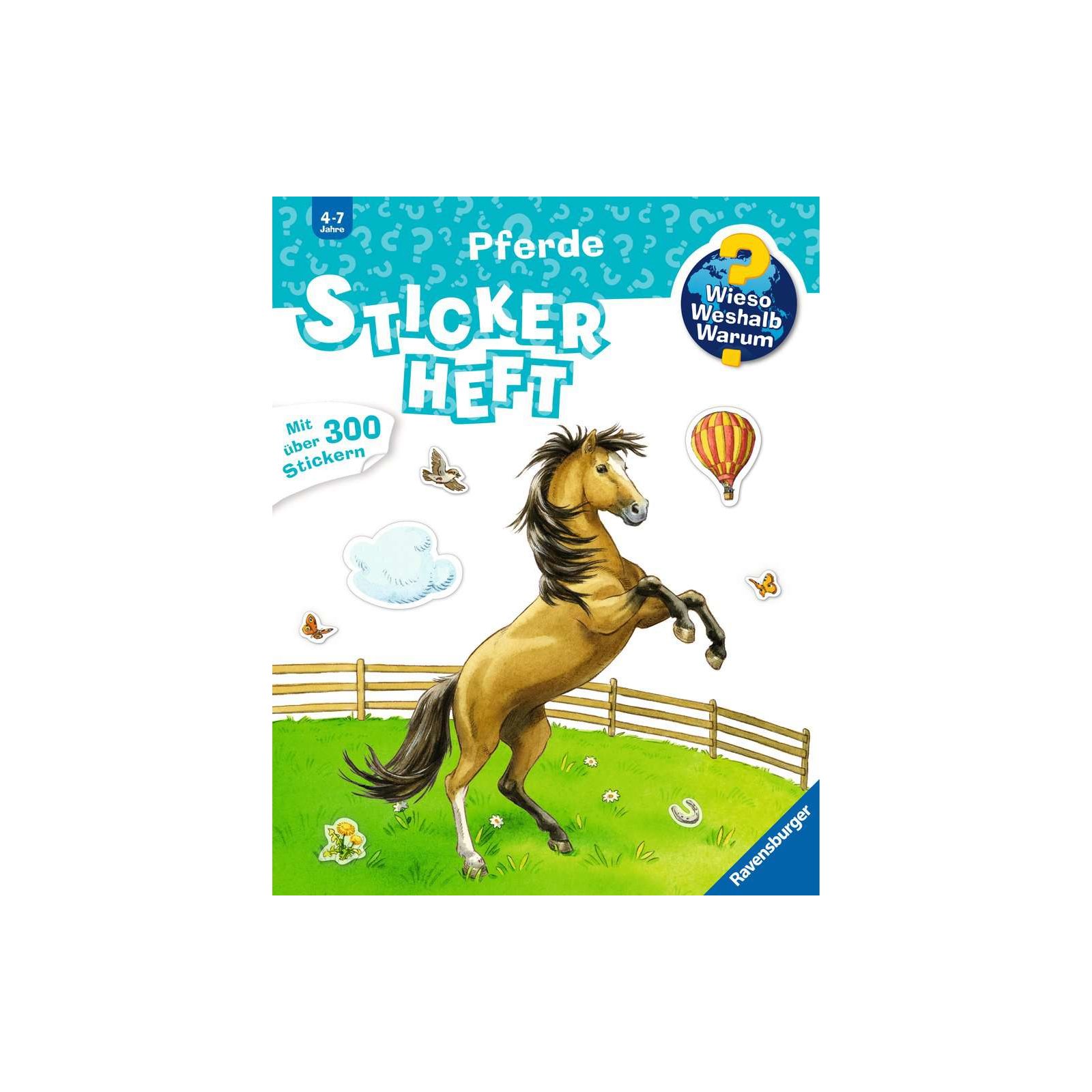 Ravensburger - Wieso? Weshalb? Warum? Stickerheft: Pferde