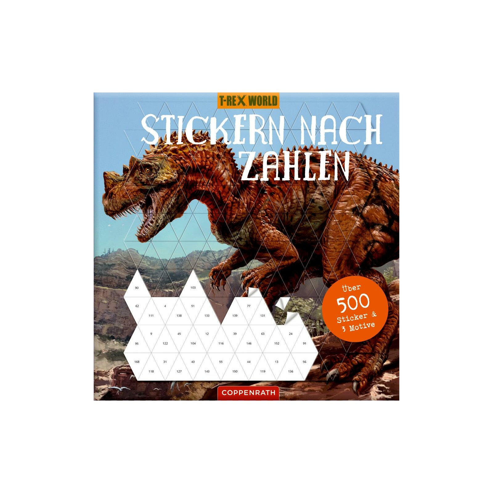 Coppenrath - Stickern nach Zahlen - T-Rex World (2)