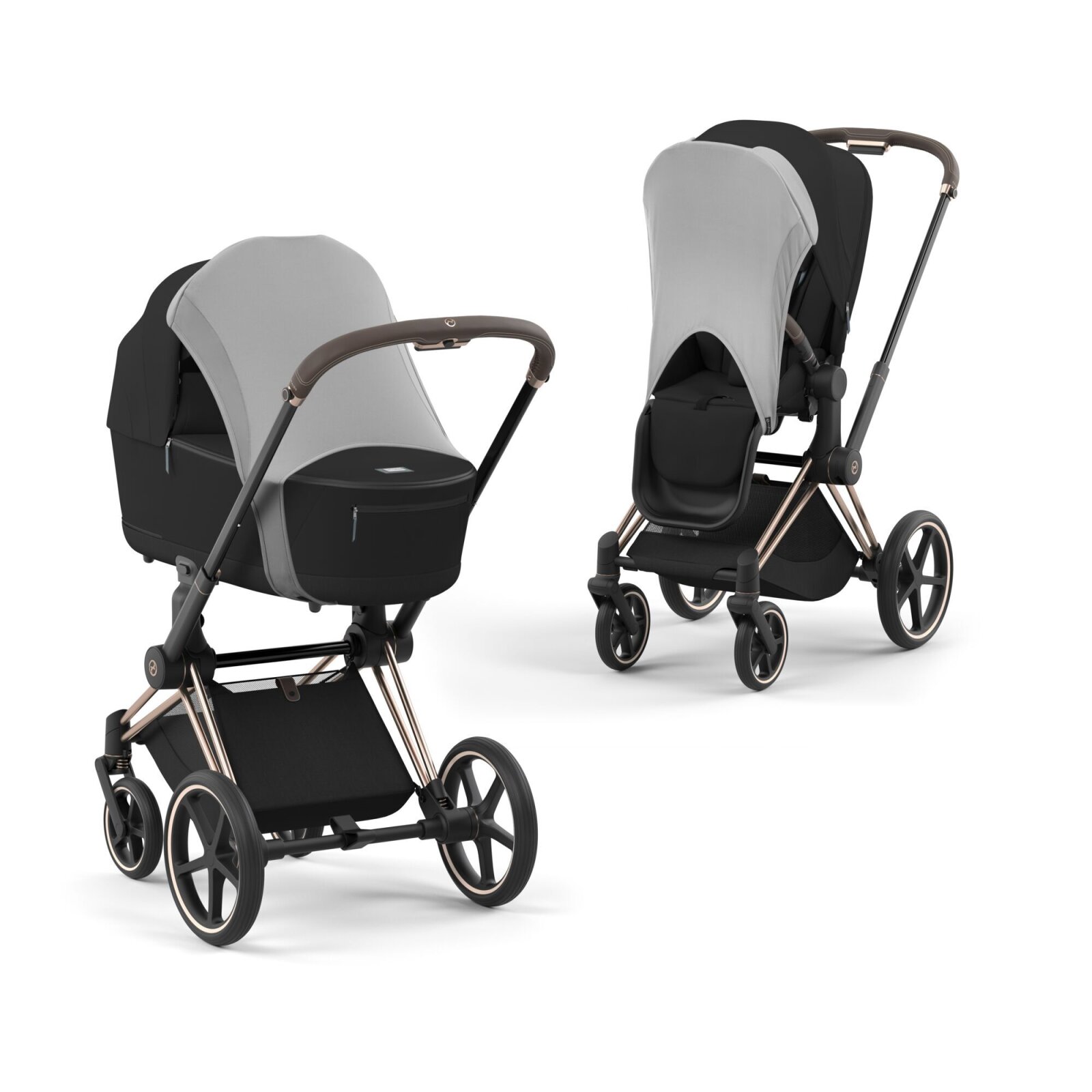 Cybex - Platinum Sun Sail Sonnensegel für e-PRIAM, PRIAM, MIOS, COYA Light grey (4)