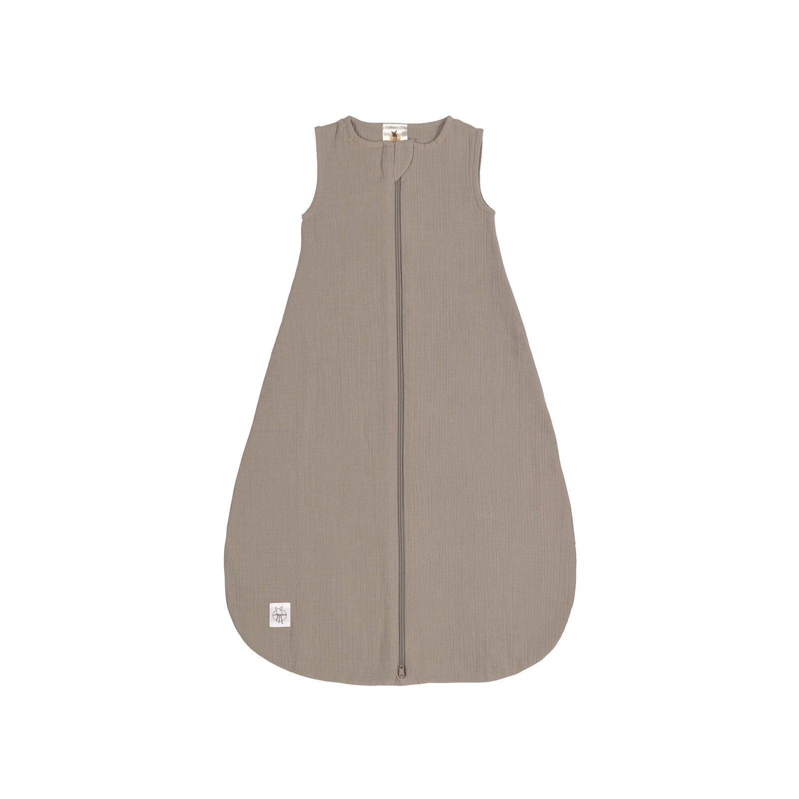 Lässig - Baby-Sommerschlafsack Musselin - Taupe, 50/56, 0-2 Monate