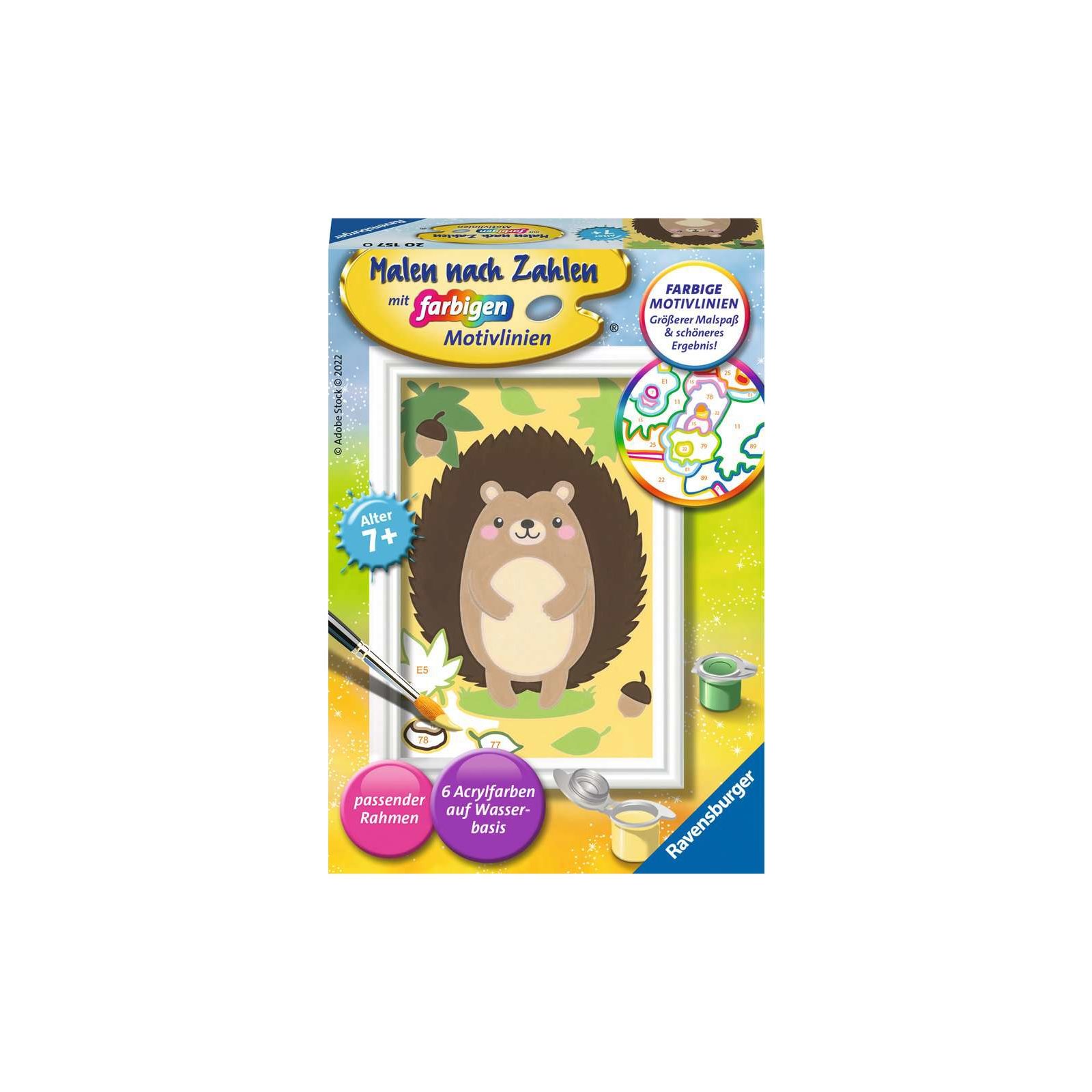 Ravensburger - Malen nach Zahlen - Kleiner Igel