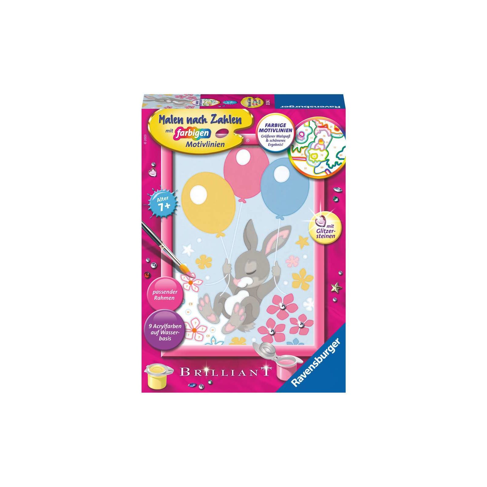 Ravensburger - Malen nach Zahlen - Fliegendes Häschen