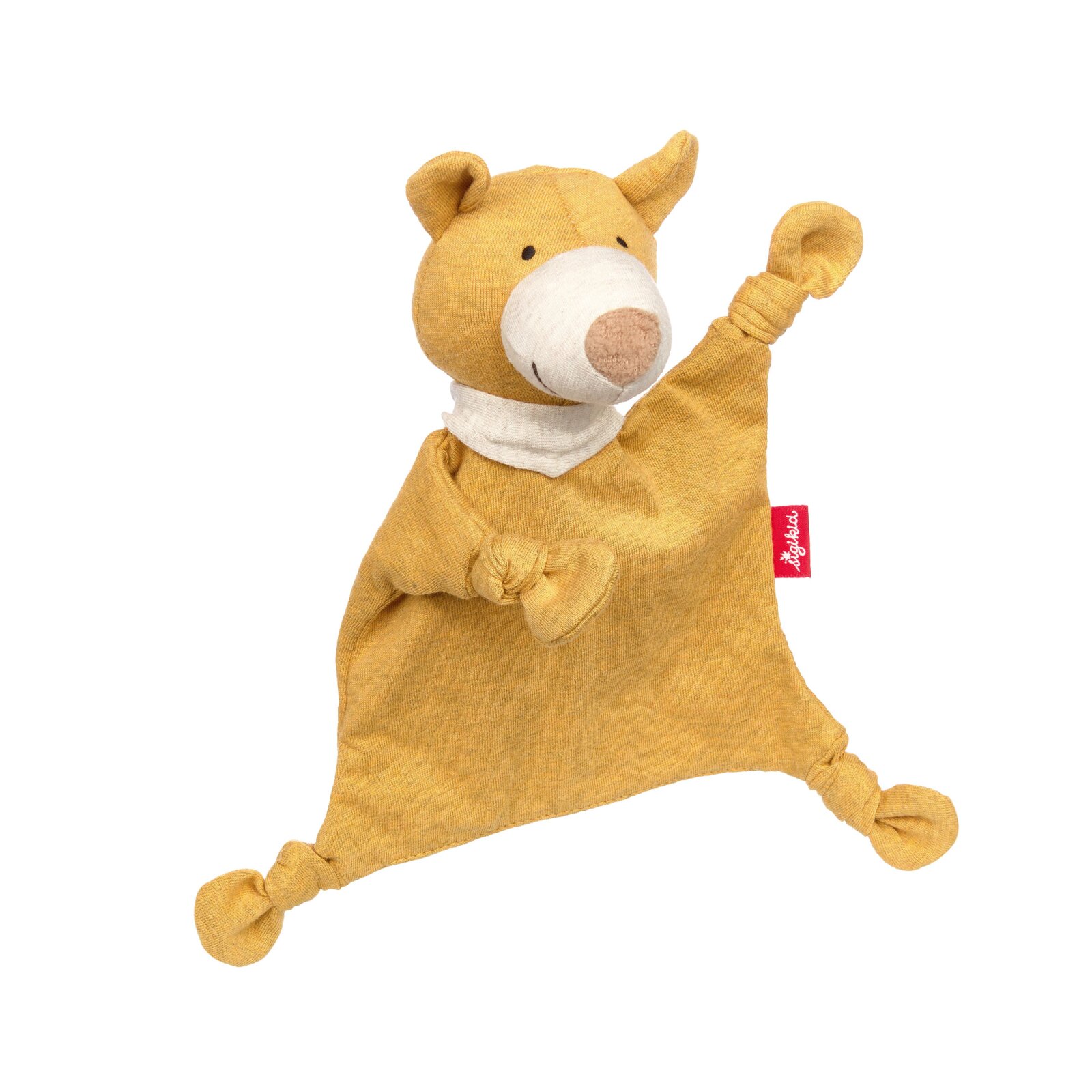 sigikid - Mini Schmusetuch Bär - Gelb