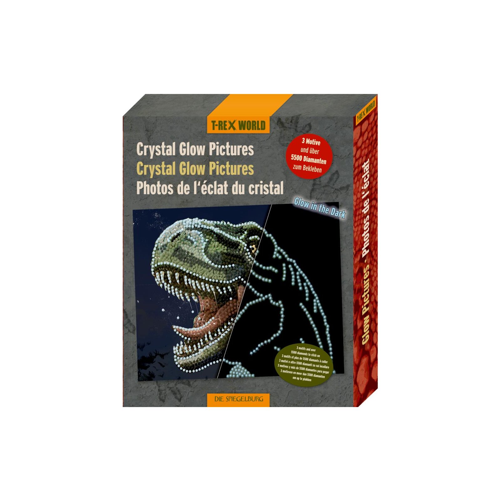 Die Spiegelburg - T-Rex World - Crystal Glow Pictures: Diamond Painting (3)