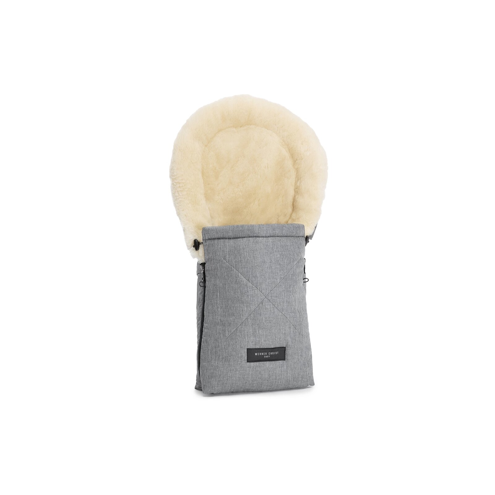 Werner Christ Baby - Oslo Fußsack Babyschale, Babywanne grigio