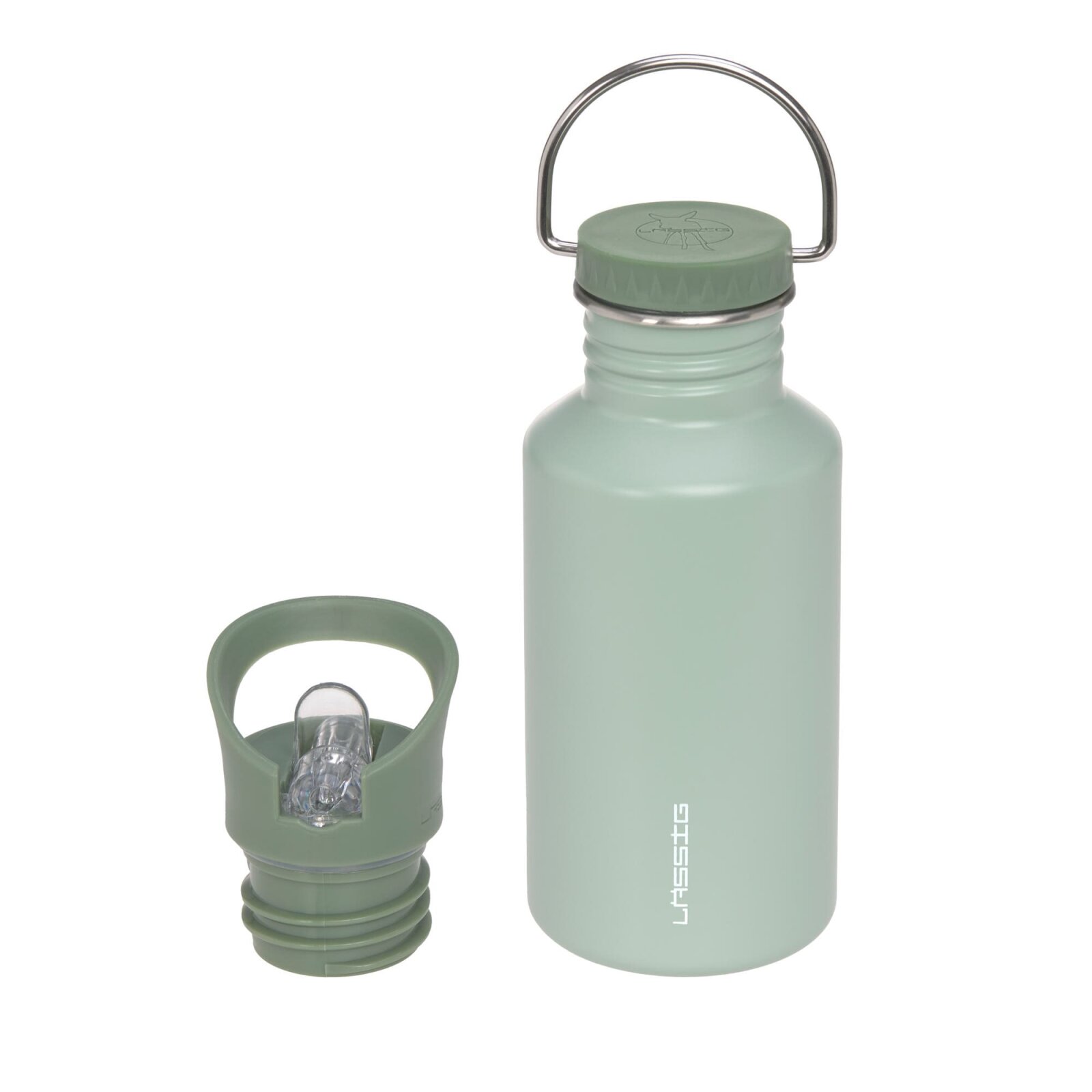 Lässig - Edelstahl Kinder Trinkflasche - Unique, Grün (2)