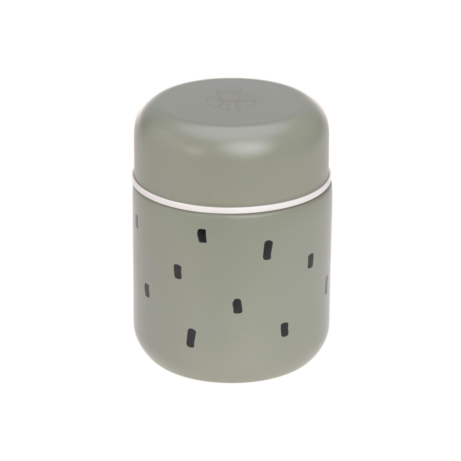 Lässig - Thermobehälter 350 ml - Happy Prints, Oliv (A)