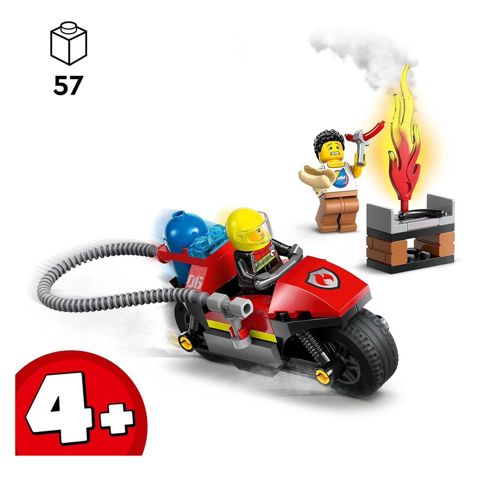 LEGO - City - 60410 Feuerwehrmotorrad