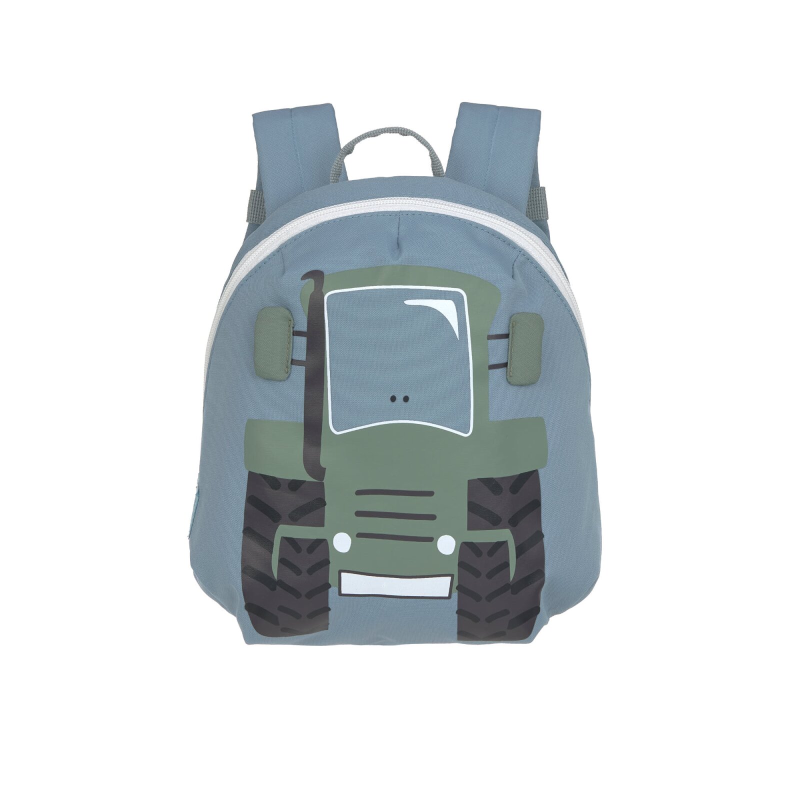 Lässig - Kindergartenrucksack Tiny - Traktor, Oliv