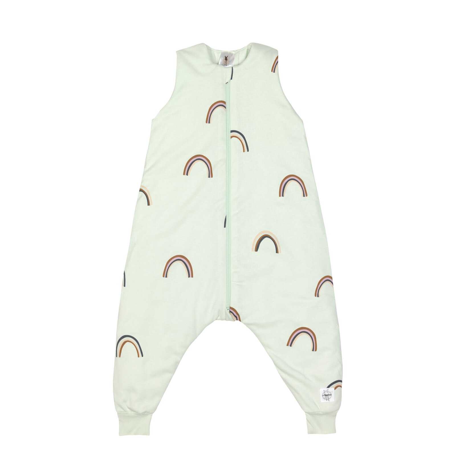 Lässig - Kinder Schlafoverall 2,5 TOG - Regenbogen, Mint, Gr. 110-116