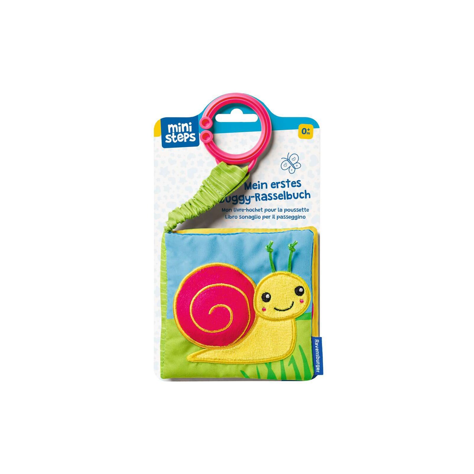 Ravensburger - ministeps - Mein erstes Buggy-Rasselbuch (N)