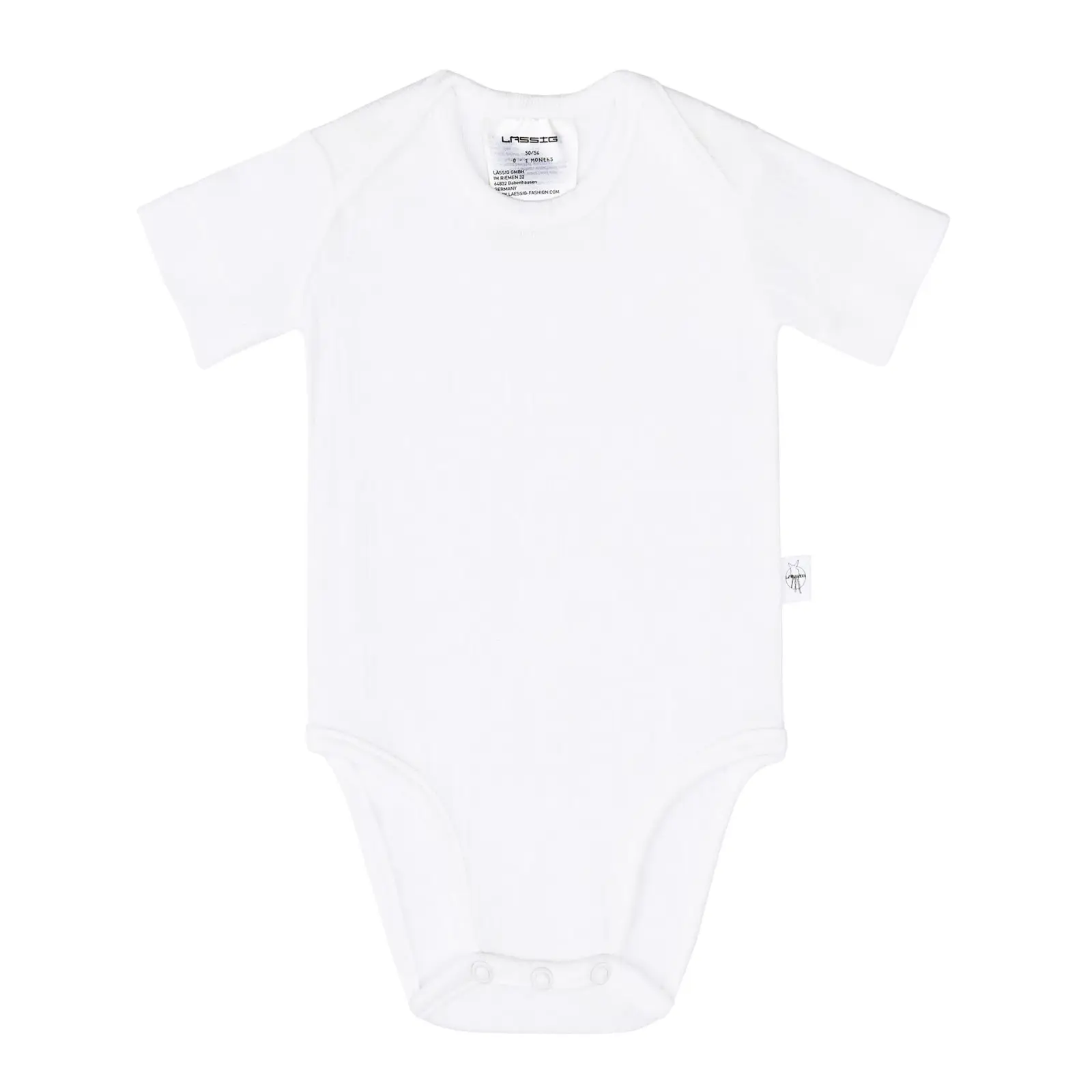 Lässig - Baby Body Kurzarm - gerippt, Milky, Gr. 50-56 (2)