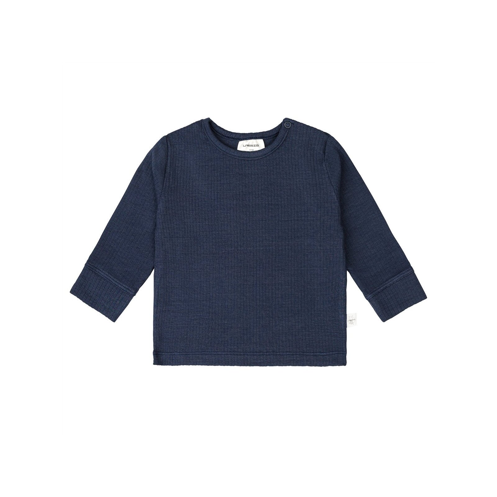 Lässig - Baby Langarm-Shirt - Gerippt, Blau, 12-24 Monate