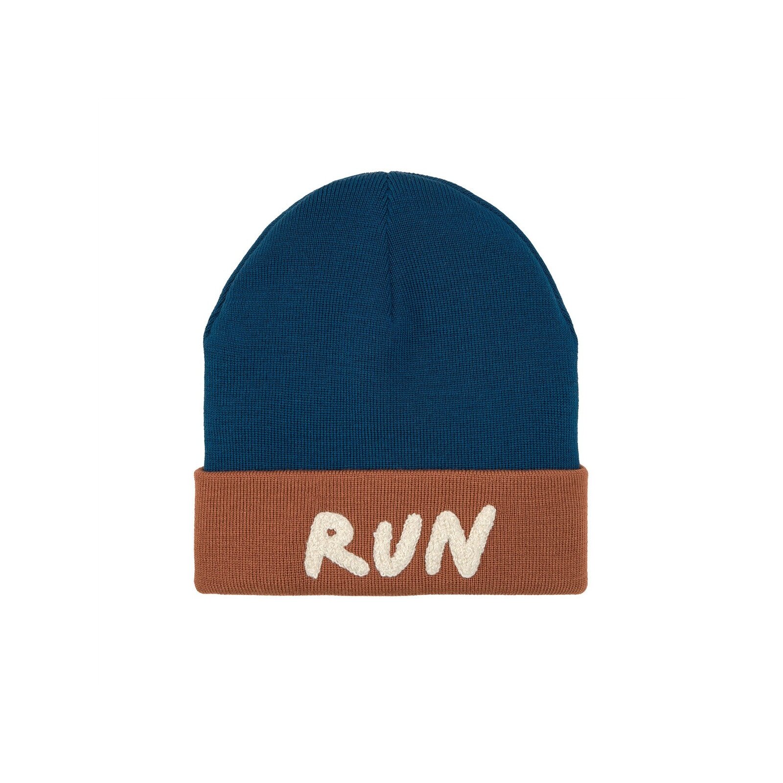 Lässig - Kinder Beanie Mütze Little Gang - Run Braun, Gr. 48-52