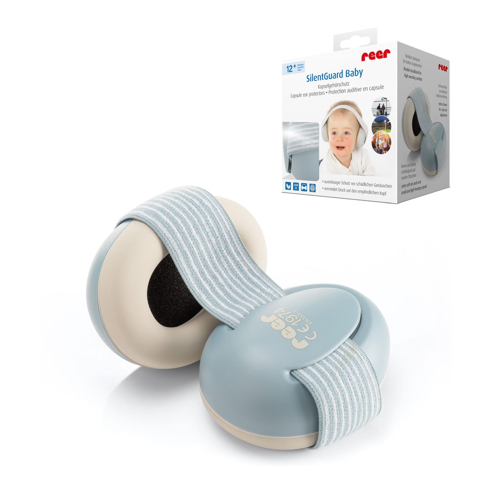 reer - SilentGuard Baby Kapselgehörschutz himmelblau (4)