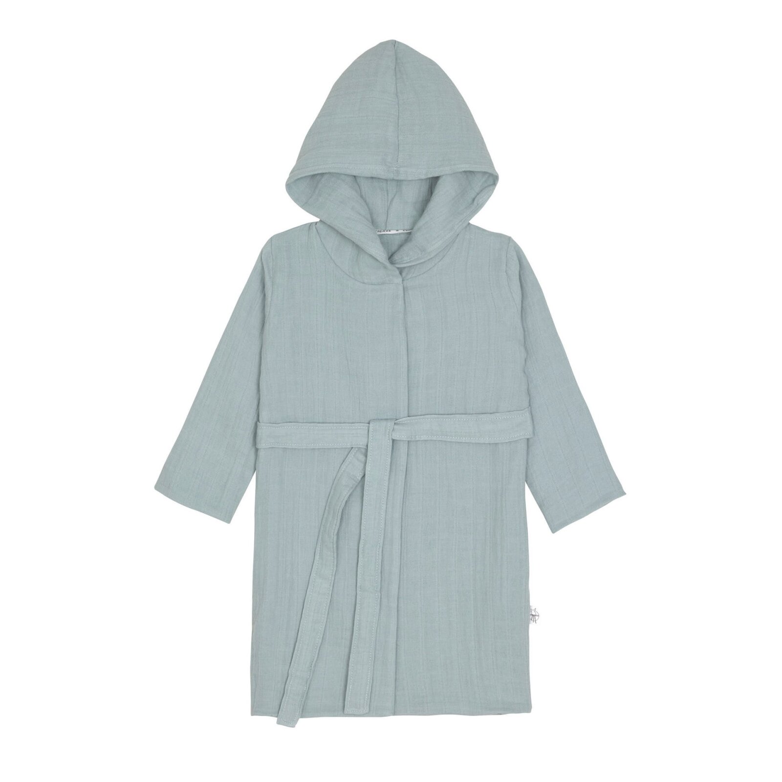 Lässig - Kinder-Bademantel aus Musselin - Powder Blue, Hellblau, 2-3 Jahre
