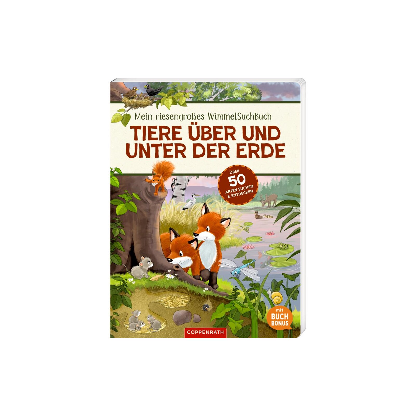 Coppenrath - WimmelSuchBuch: Tiere über und unter der Erde