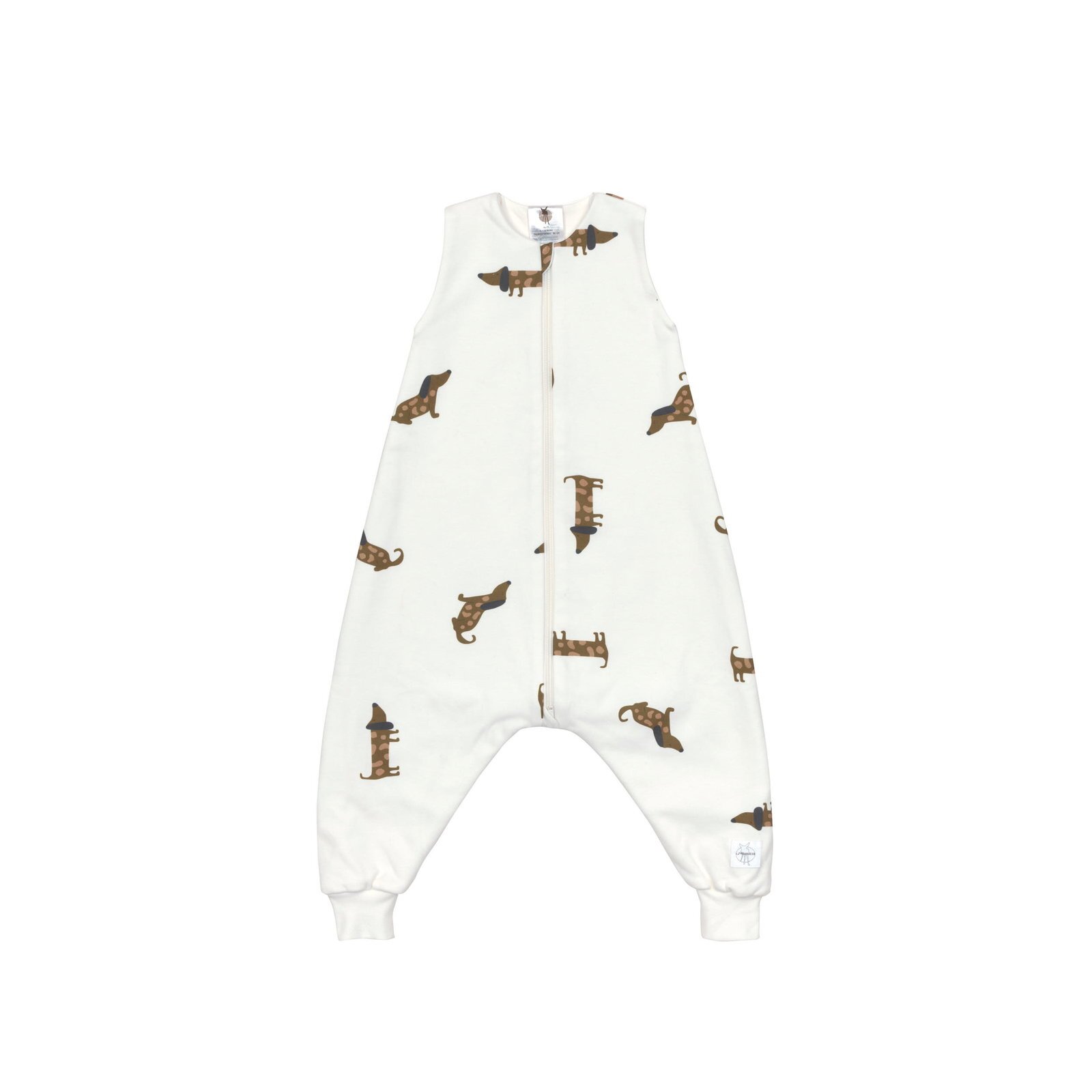 Lässig - Kinder-Schlafoverall - TOG 1.0, Bio-Baumwolle, Beige, 4-6 Jahre