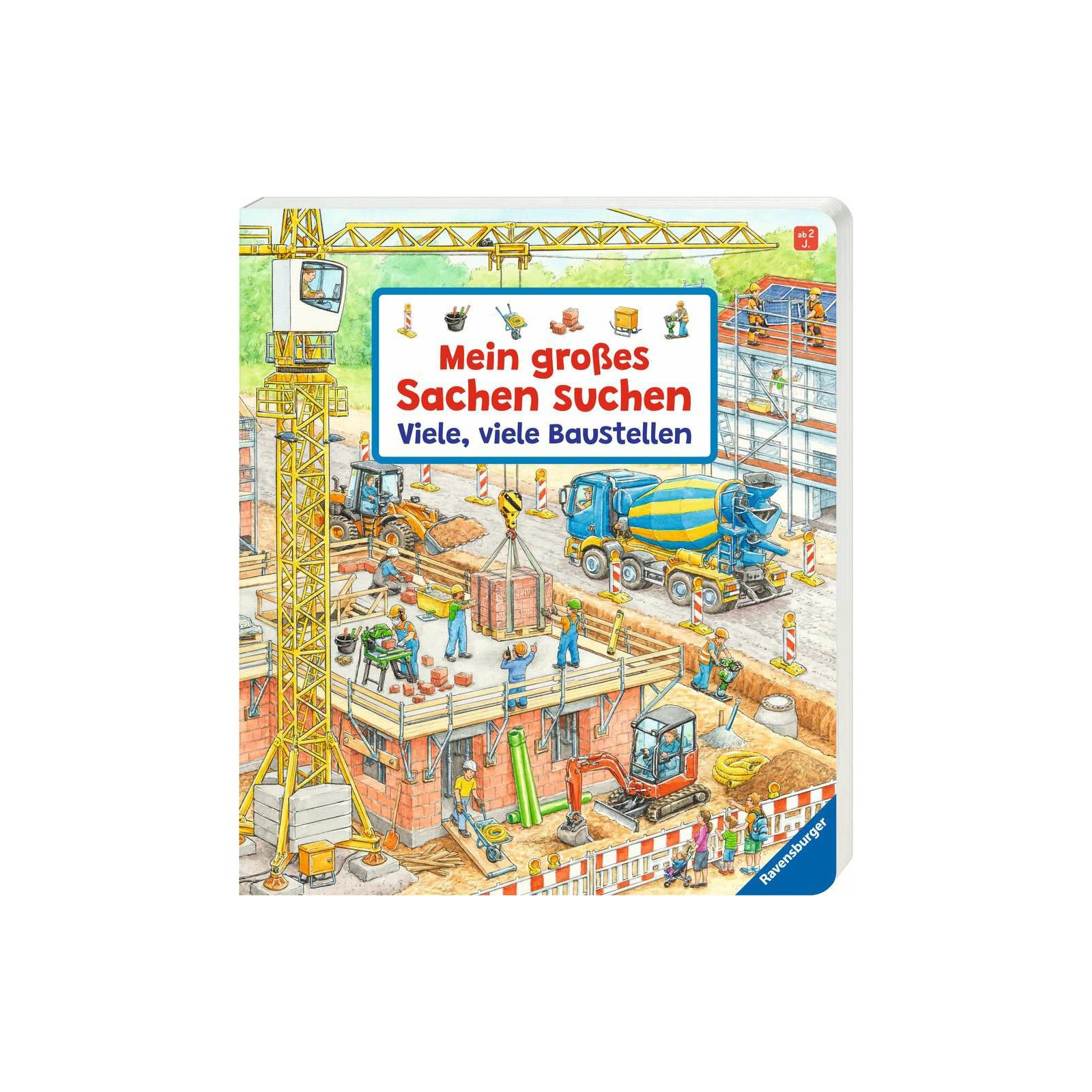 Ravensburger - Mein großes Sachen suchen: Viele, viele Baustellen