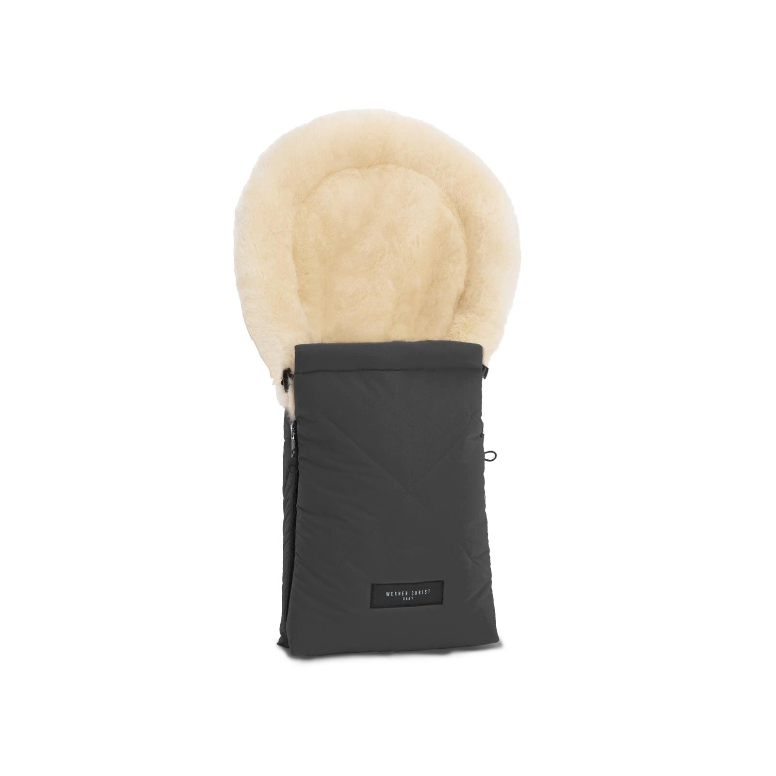 Werner Christ Baby - Oslo Fußsack Babyschale,Babywanne stone