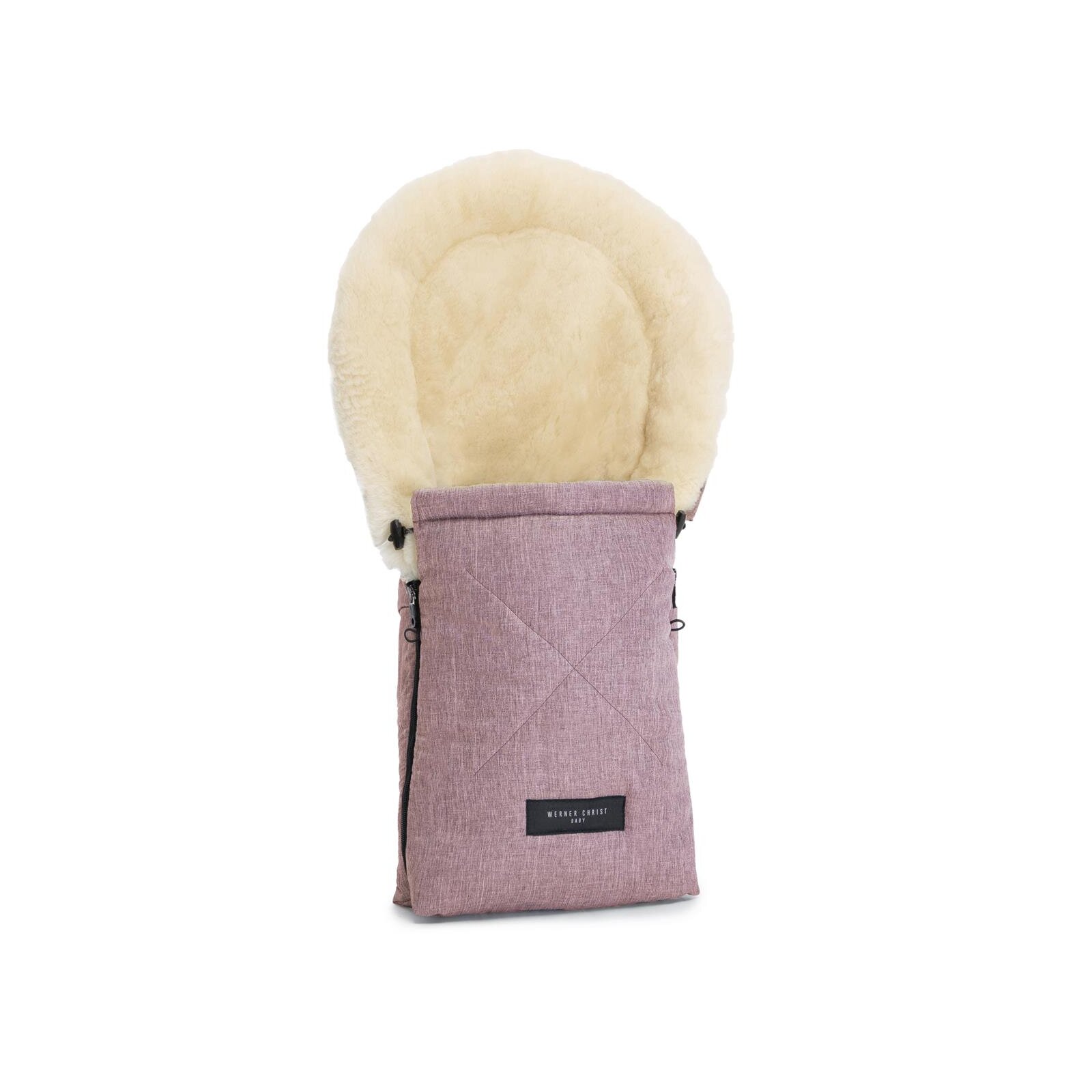 Werner Christ Baby - Oslo Fußsack Babyschale, Babywanne rosé