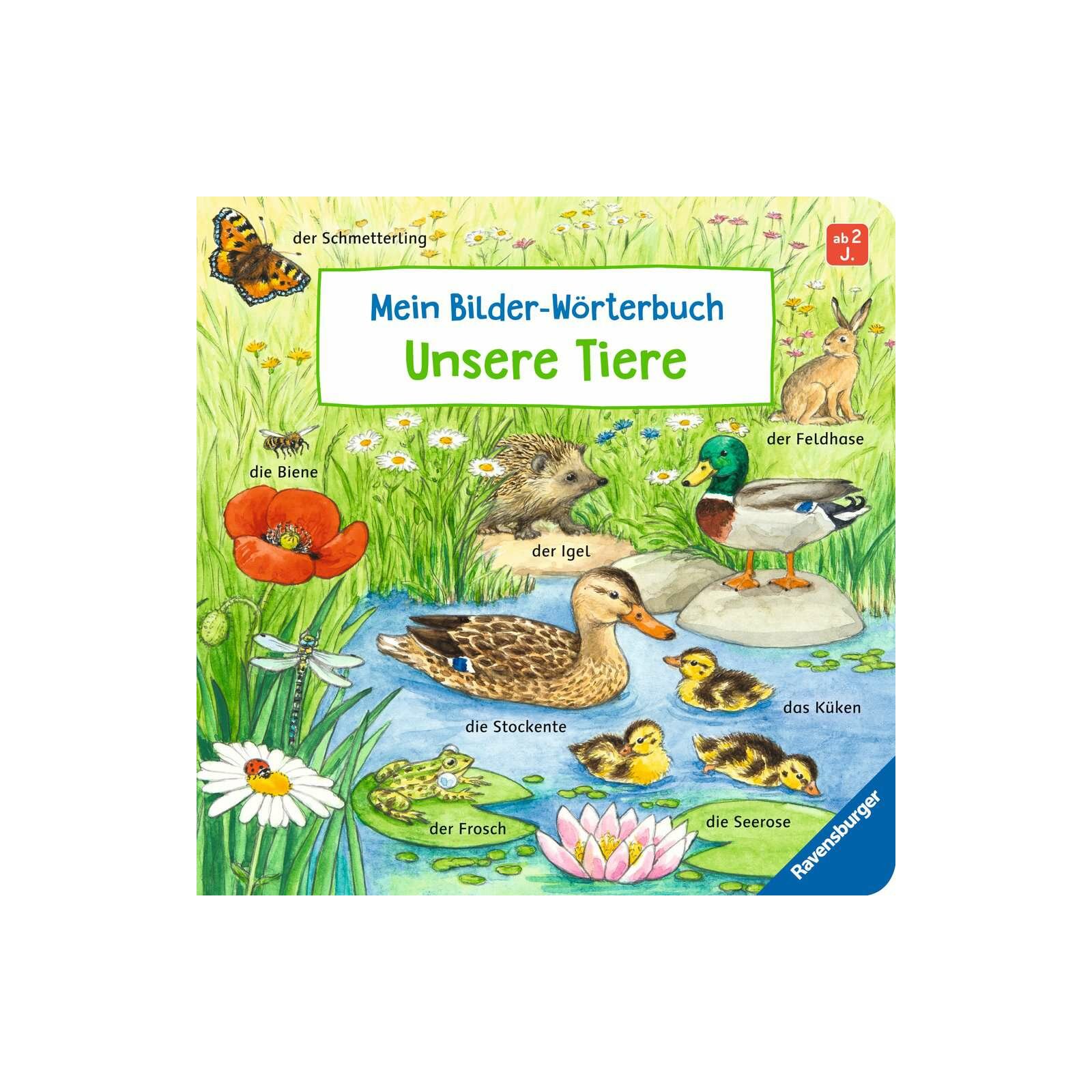 Ravensburger - Mein Bilder-Wörterbuch: Unsere Tiere
