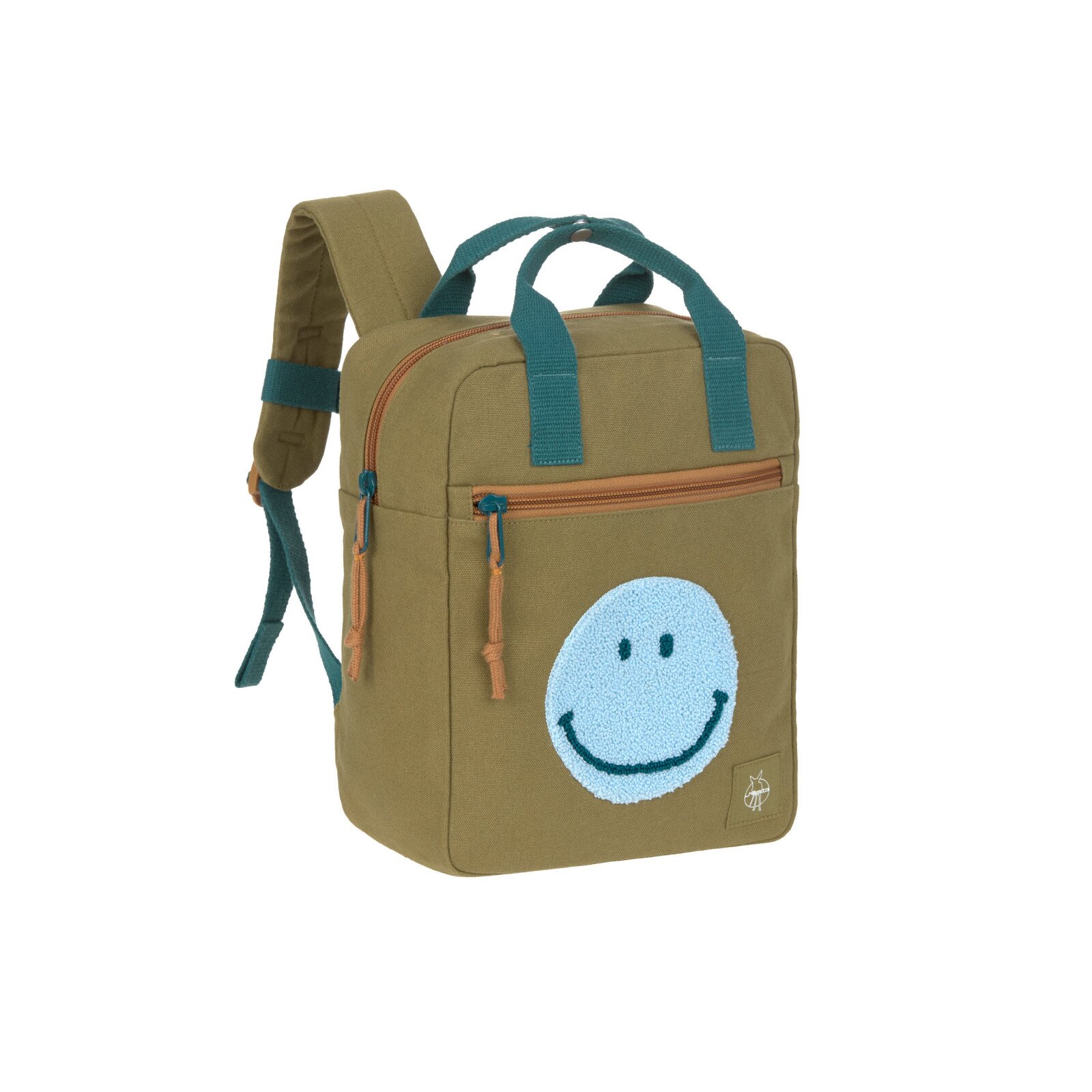 Lässig - Kindergartenrucksack Square - Little One & Me - Small, Oliv