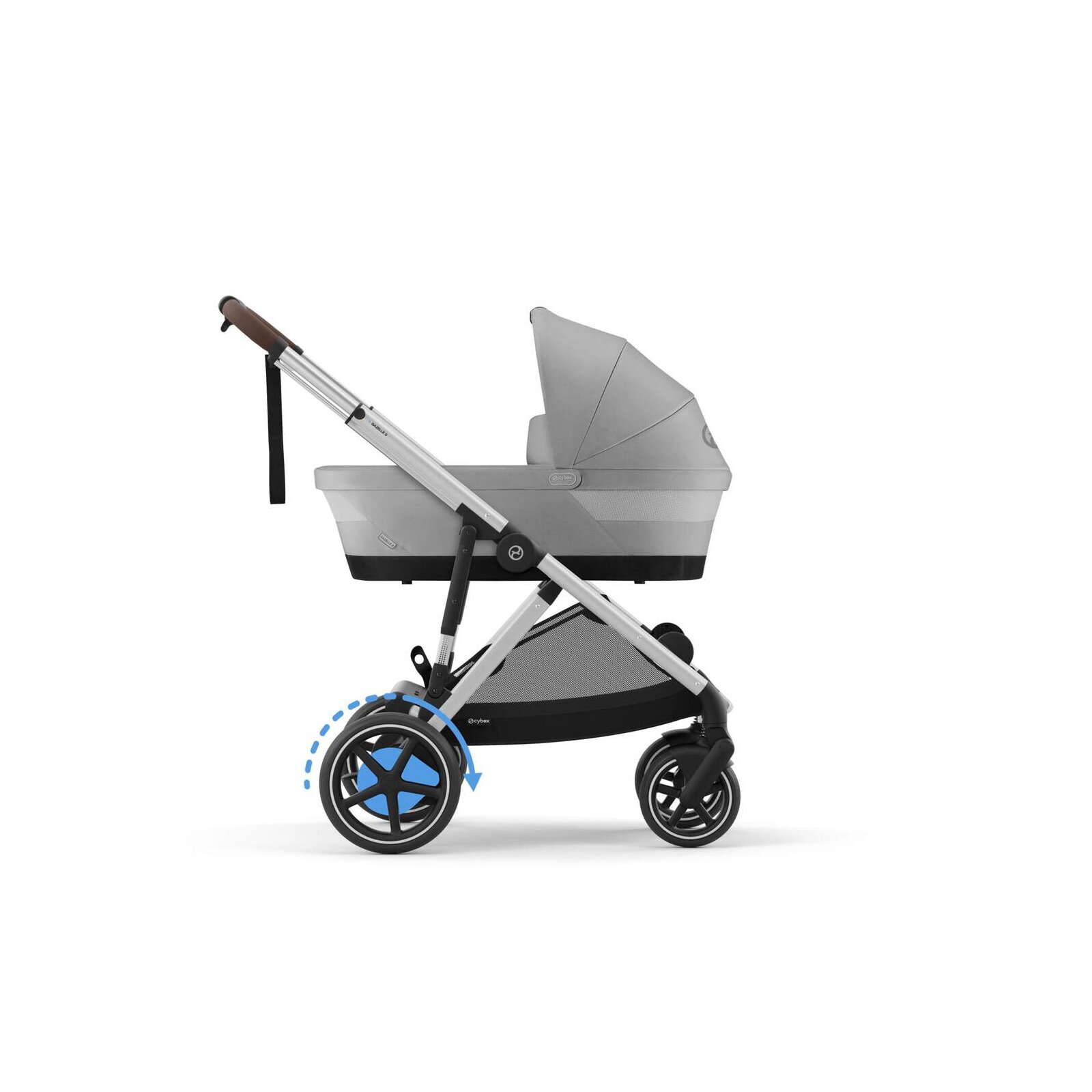 Cybex - Gold e-Gazelle S Kombikinderwagen Stone grey