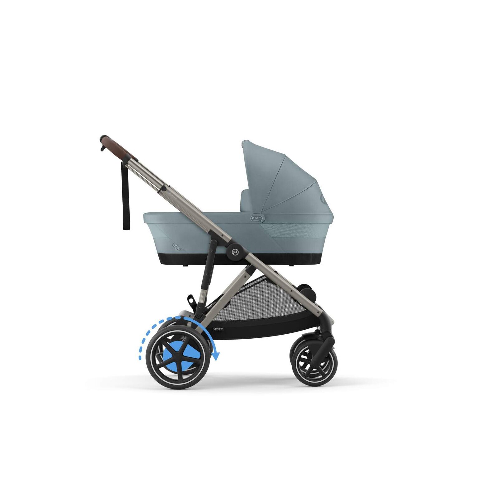 Cybex - Gold e-Gazelle S Kombikinderwagen Stormy blue