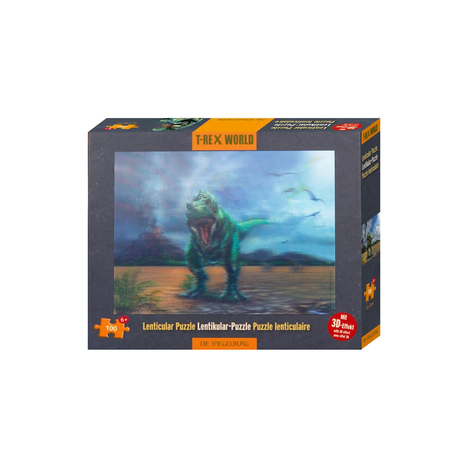 Die Spiegelburg - Puzzle - 100 Teile - ab 6 Jahre - T-Rex World (4)