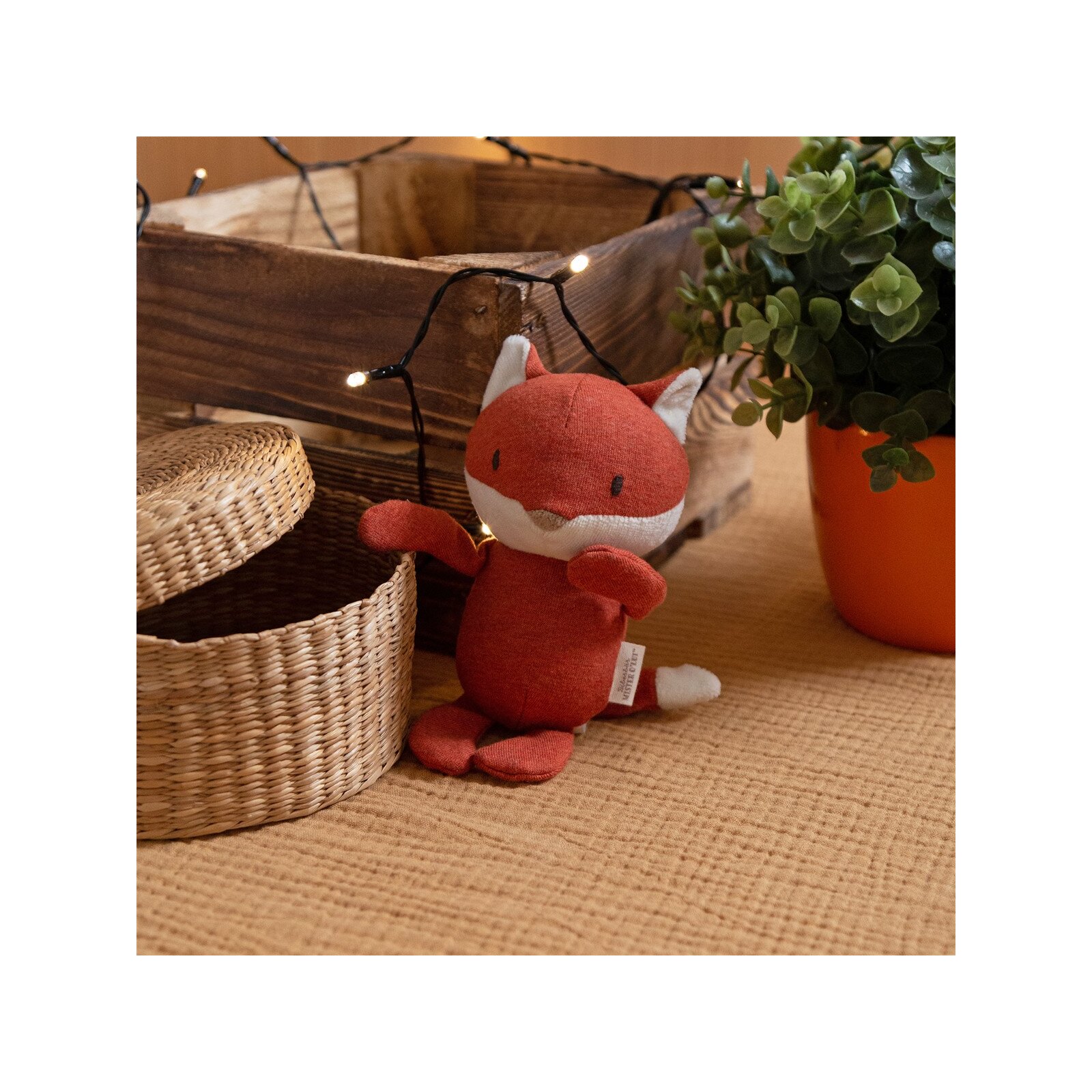 sigikid - Mini Kuscheltier Fuchs Ferdinand - Braun, 16 cm