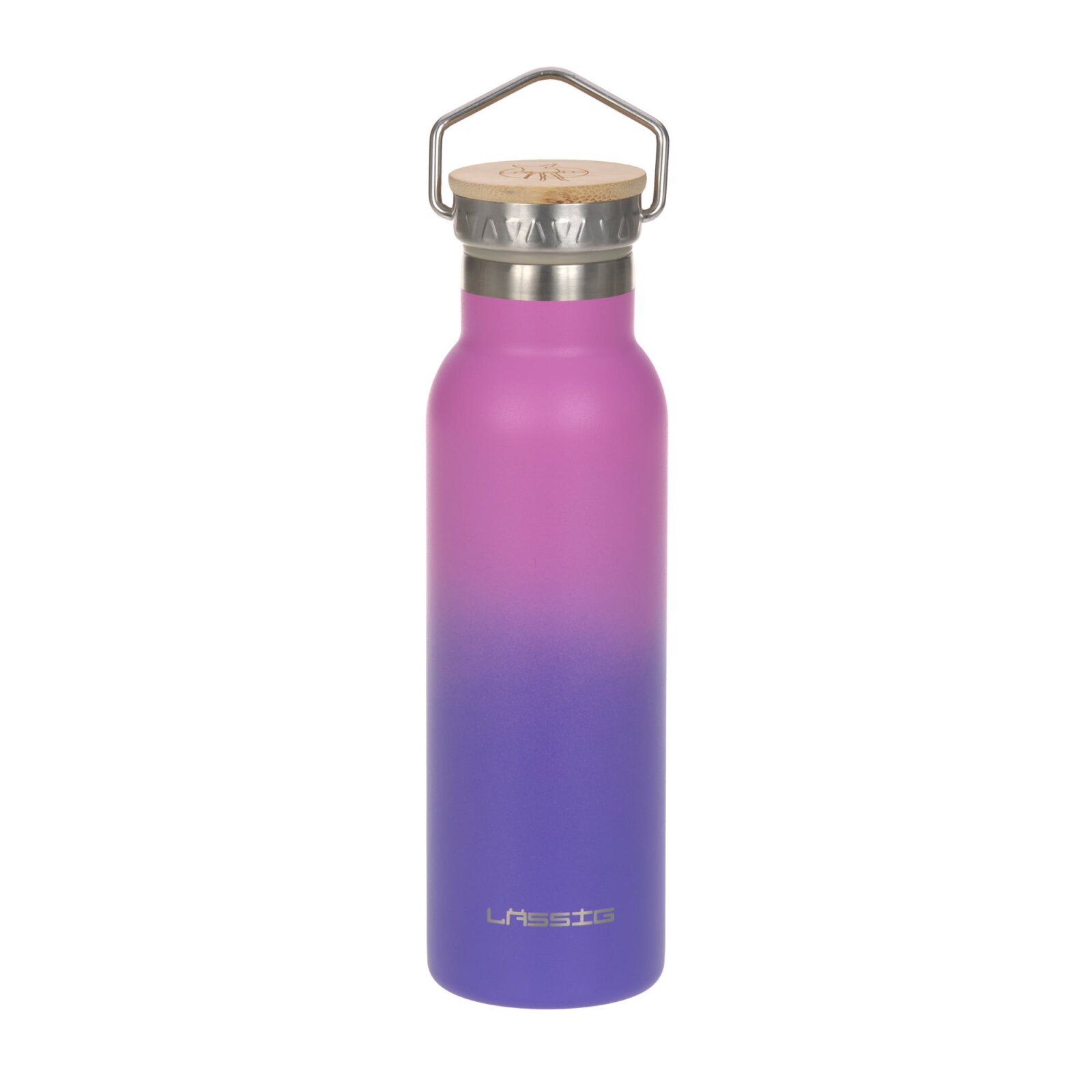 Lässig - Edelstahl Kinder Trinkflasche 460 ml - Unique Gradient, Lila