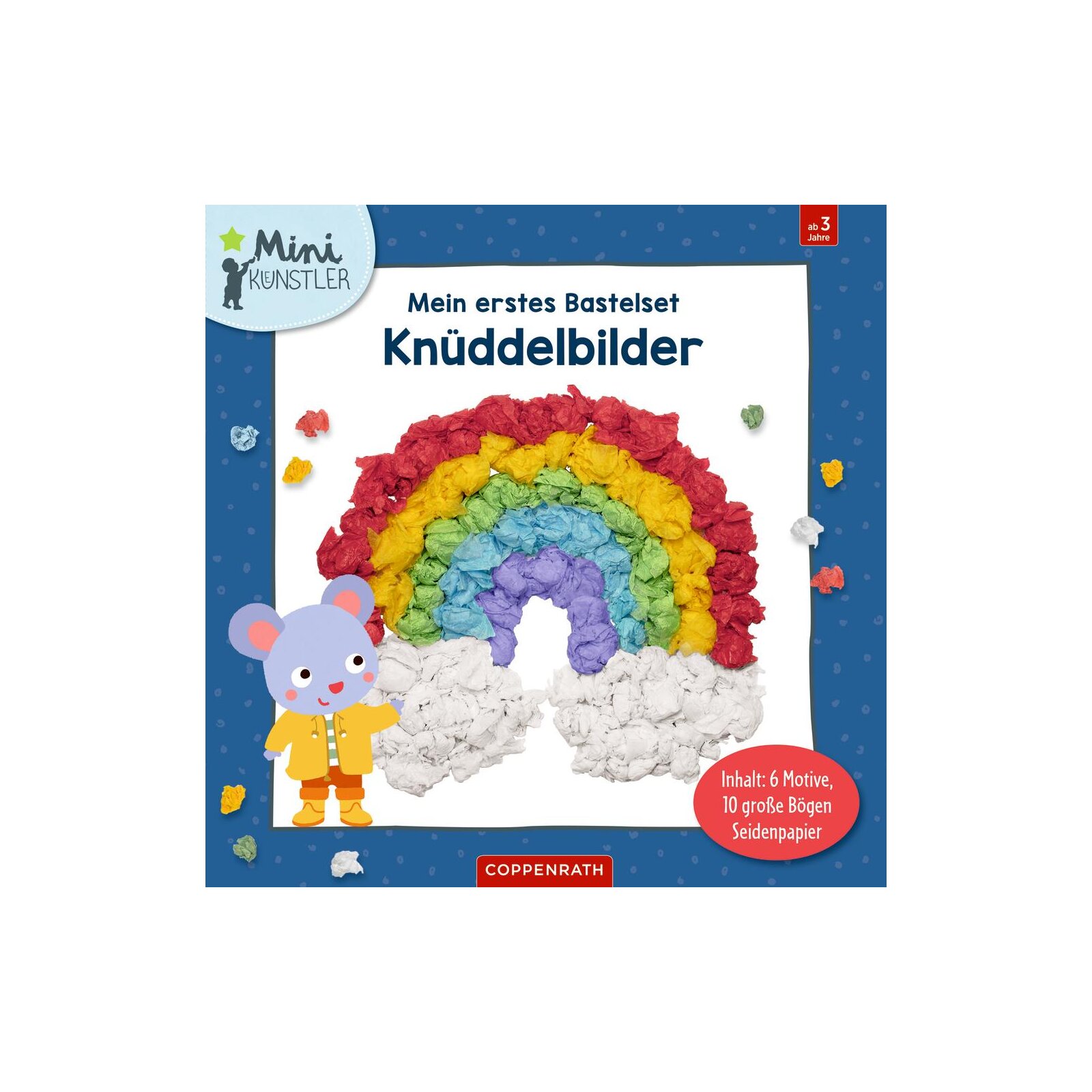 Coppenrath - Mini-Künstler - Mein 1. Bastelset: Knüddelbilder - Regenbogen (2)