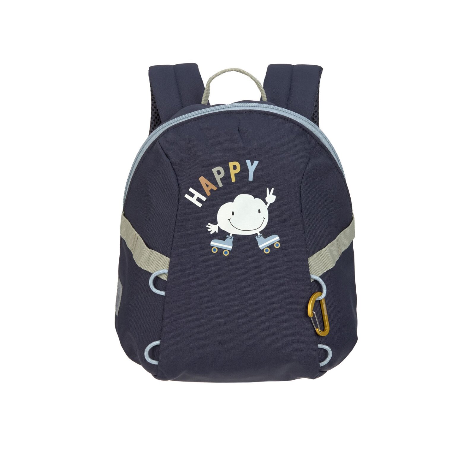 Lässig - Kindergartenrucksack Tiny Outdoor - Wolken, Dunkelblau