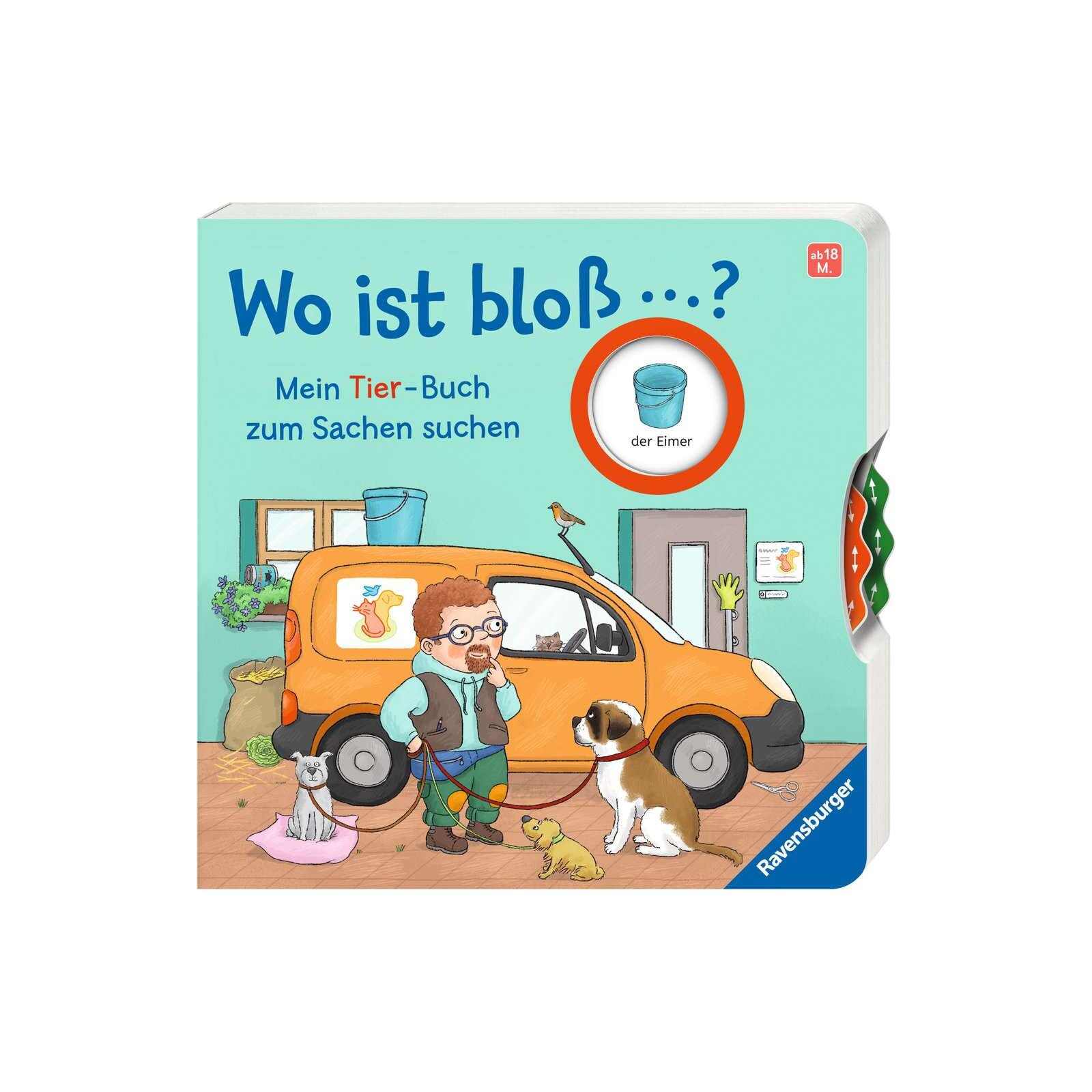 Ravensburger - Wo ist bloß...? Mein Tier-Buch zum Sachen suchen