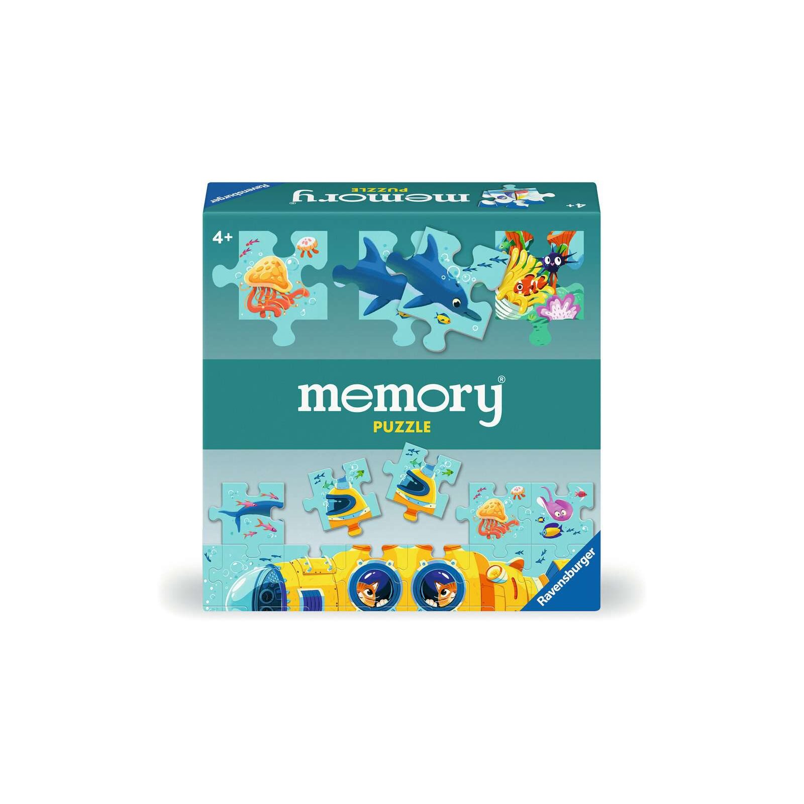 Ravensburger - Puzzle memory® - 80 Teile - ab 4 Jahre - Unterwasserwelt (A)