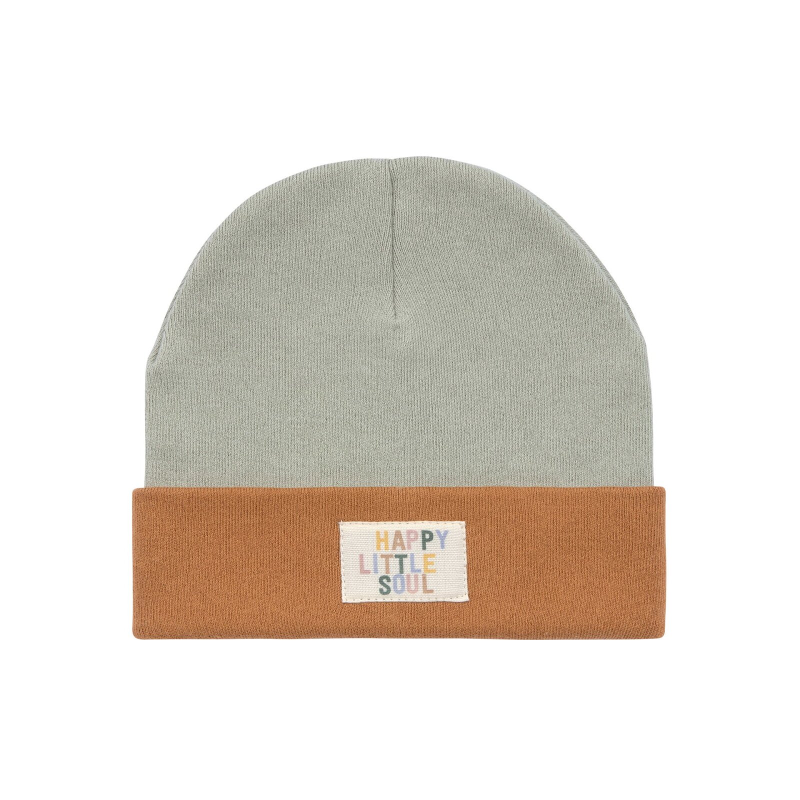 Lässig - Kinder-Beanie-Mütze Little Gang, Light Khaki, Caramel, Gr. 48-52