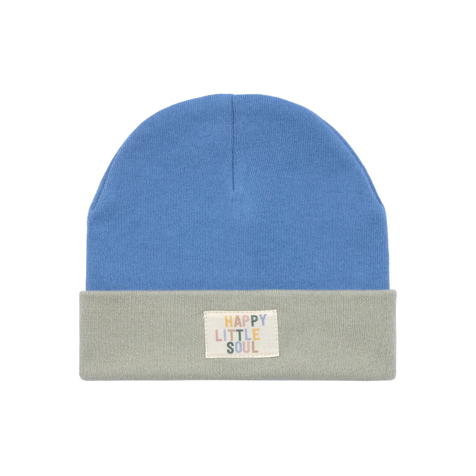 Lässig - Kinder Beanie Mütze Little Gang, Blue Light Khaki, 3-6 Jahre