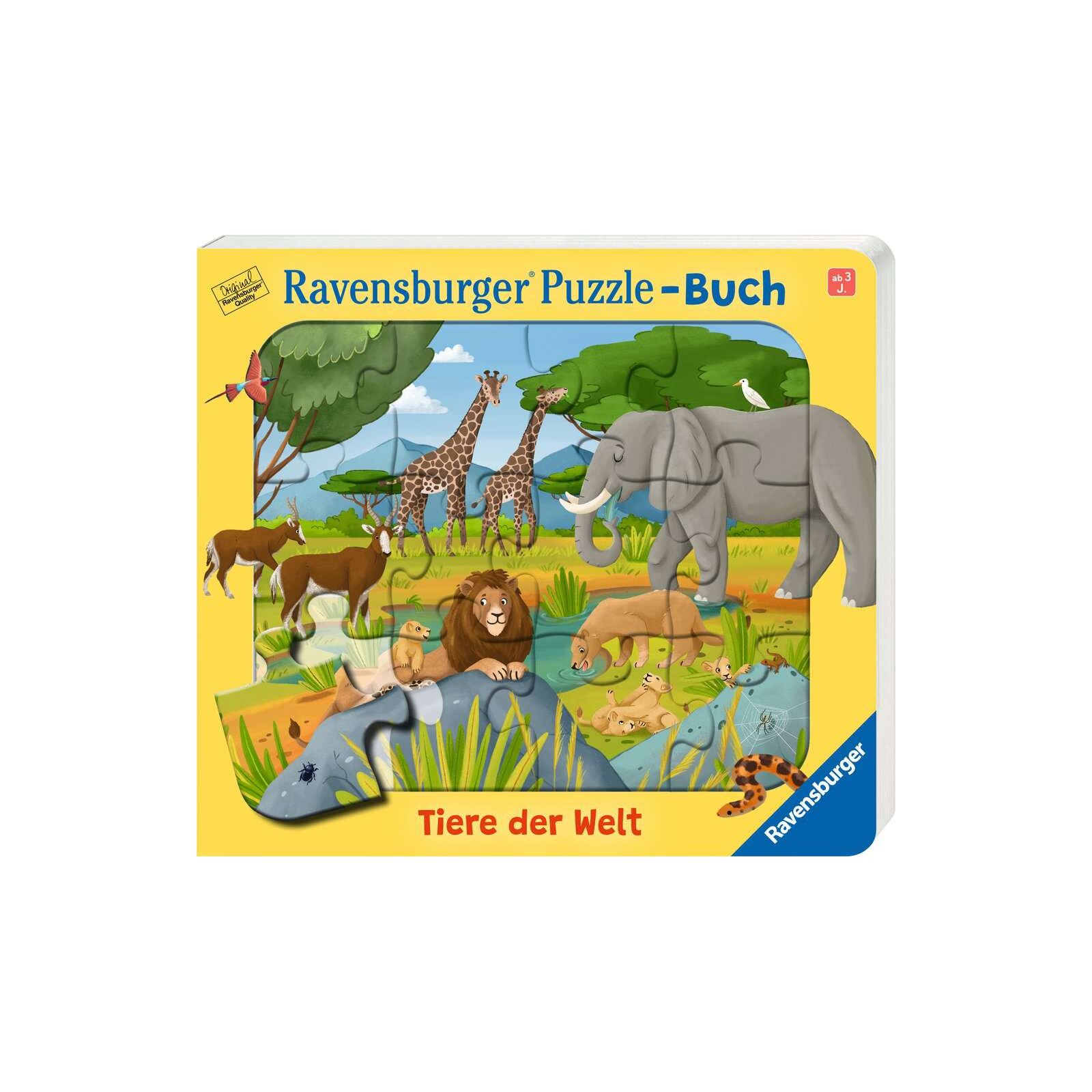 Ravensburger - Puzzle-Buch: Tiere der Welt