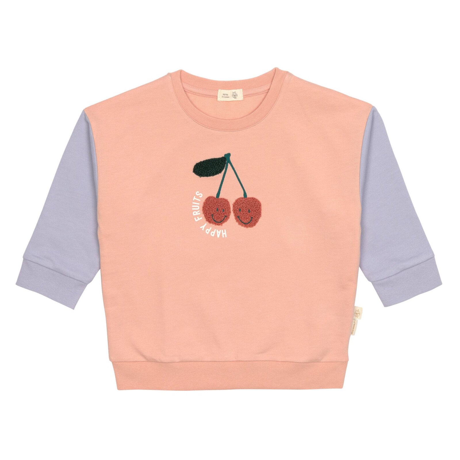 Lässig - Kinder Pullover Little Gang Cherry Peach - Kirsche Rosa, Gr. 98/104, 2-4 Jahre