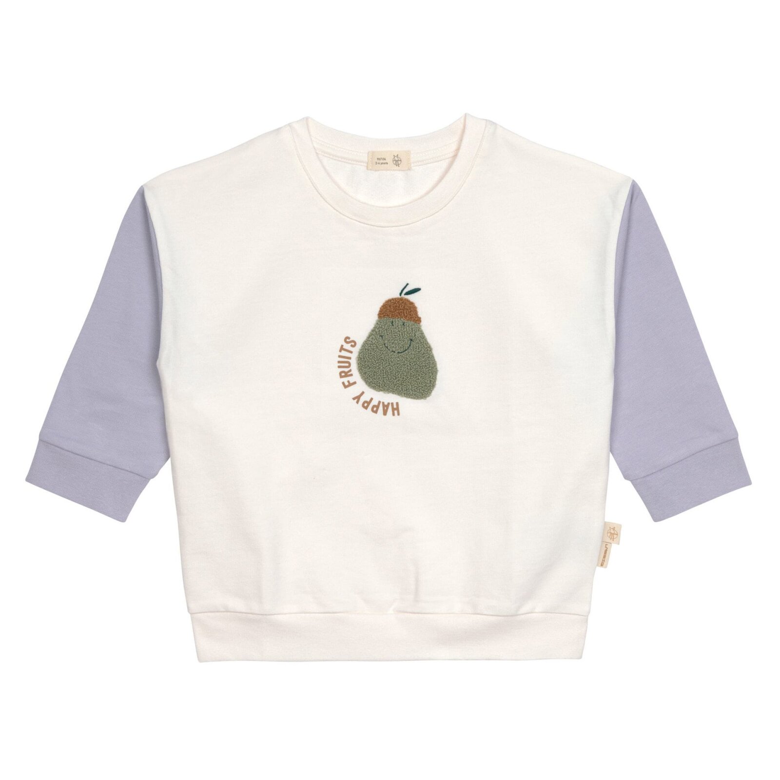 Lässig - Kinder Pullover Bio-Baumwolle Little Gang, Pear Milky, Gr. 110/116