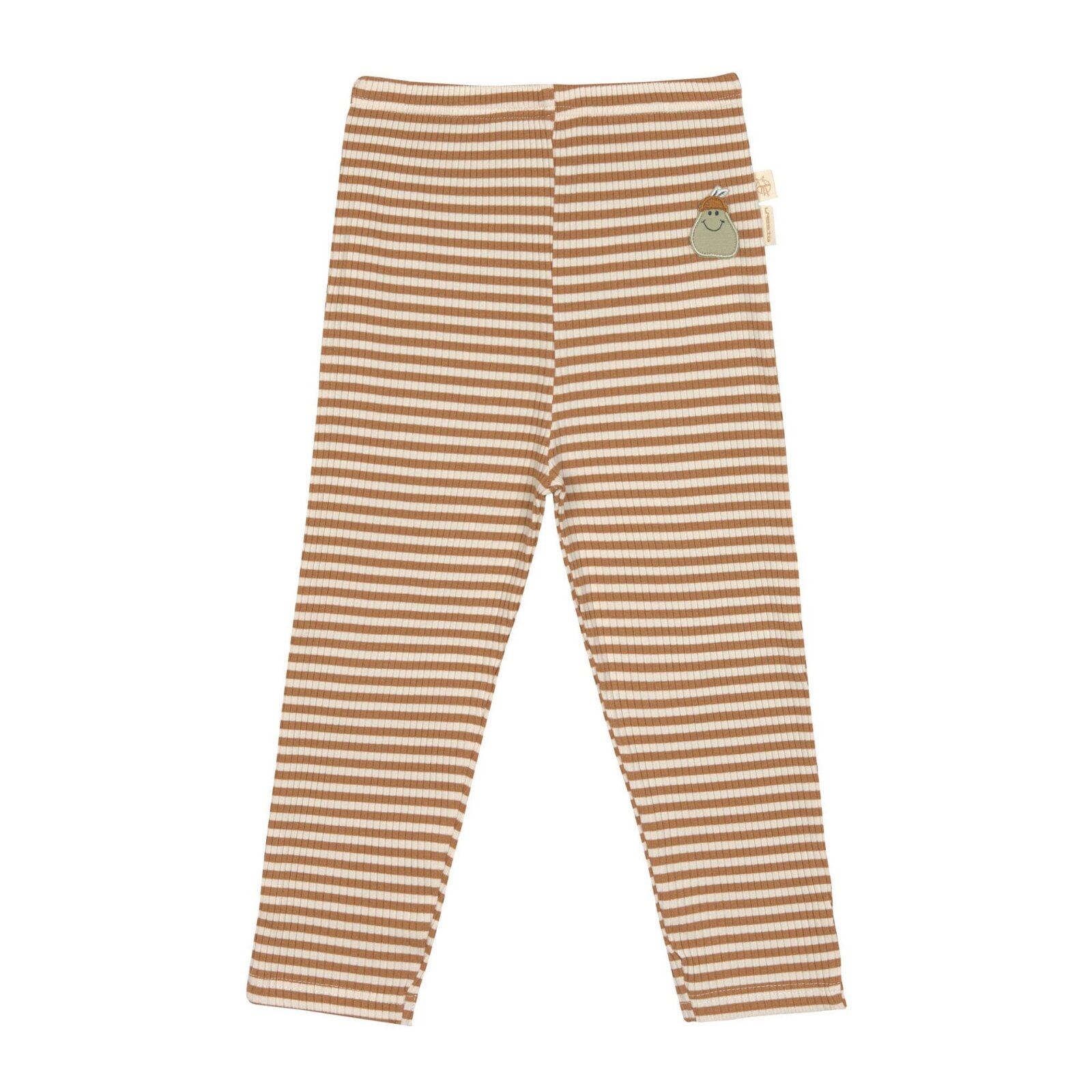 Lässig - Gerippte Kinder-Leggings Little Gang, Pear Caramel, 4-6 Jahre