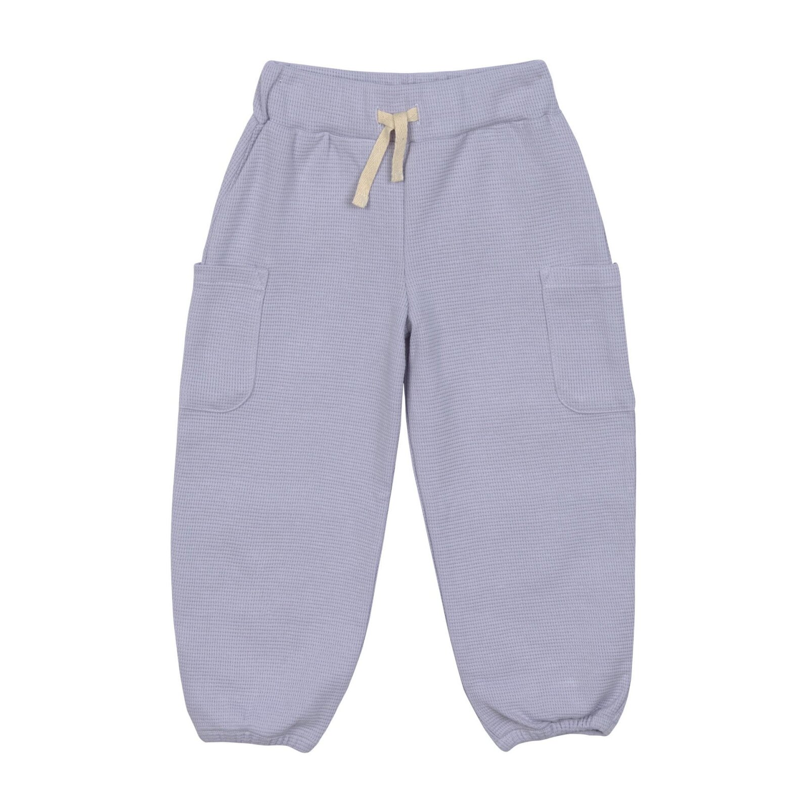 Lässig - Kinder-Cargohose Waffle - Pastel Lilac, Bio-Baumwolle, 2-4 Jahre