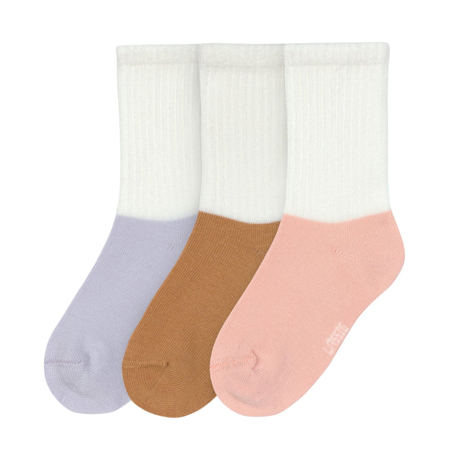 Lässig - Kinder-Tennissocken Little Gang 3er-Pack - Pastel Lilac, Gr. 23-26