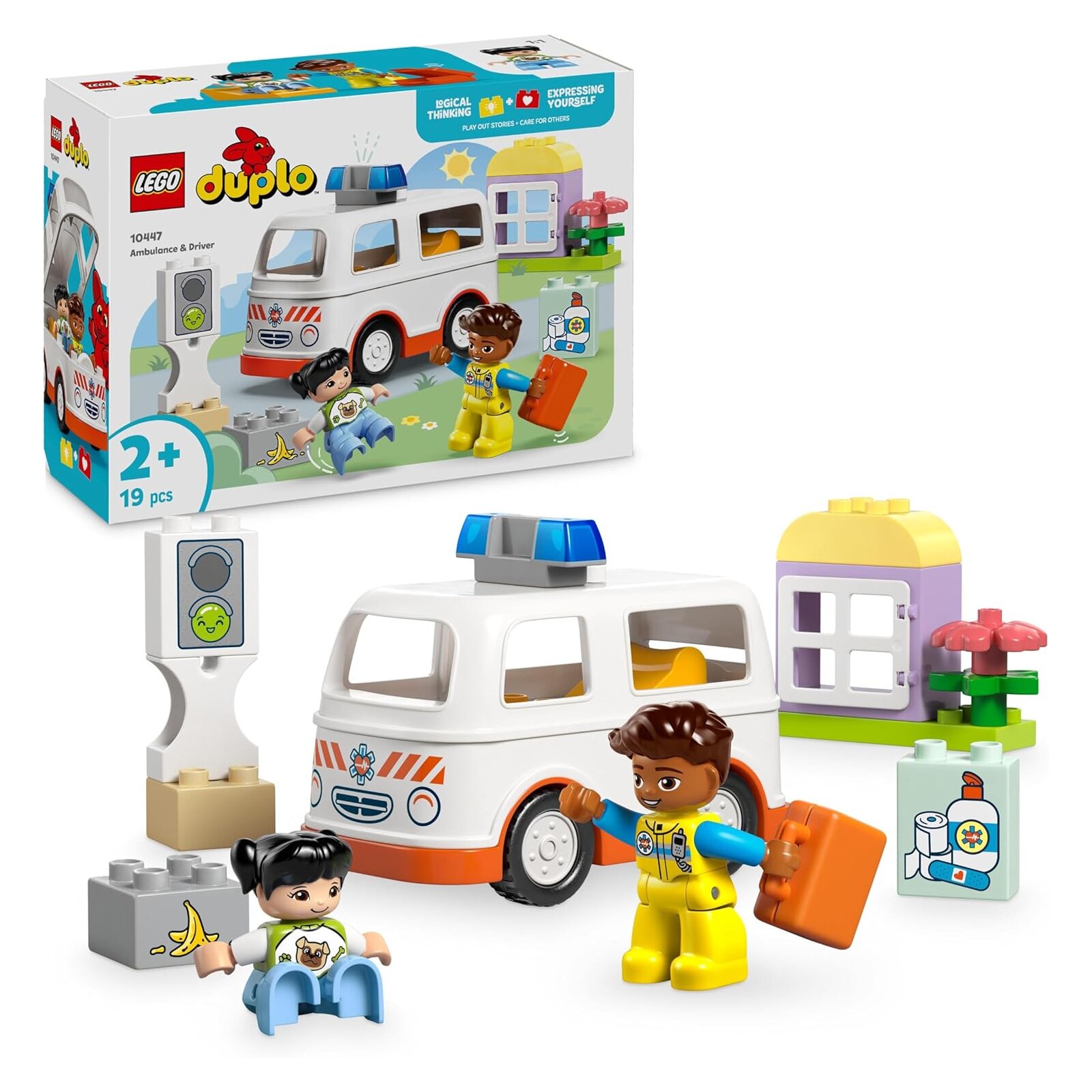 LEGO - Duplo - 10447 Rettungswagen mit Fahrer