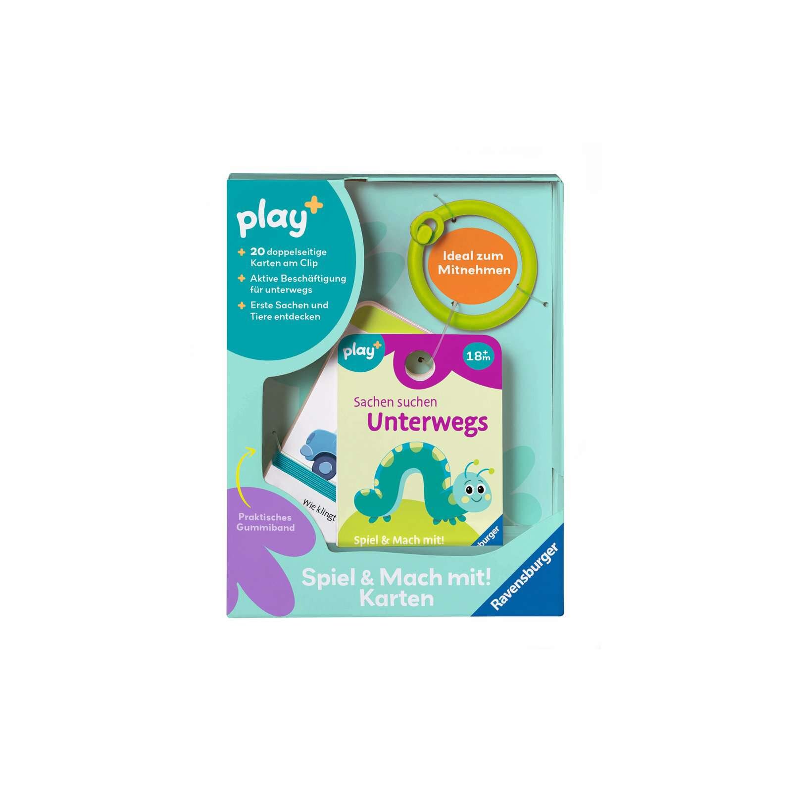 Ravensburger - Play+ Spiel & Mach mi! Karten - Sachen suchen: Unterwegs