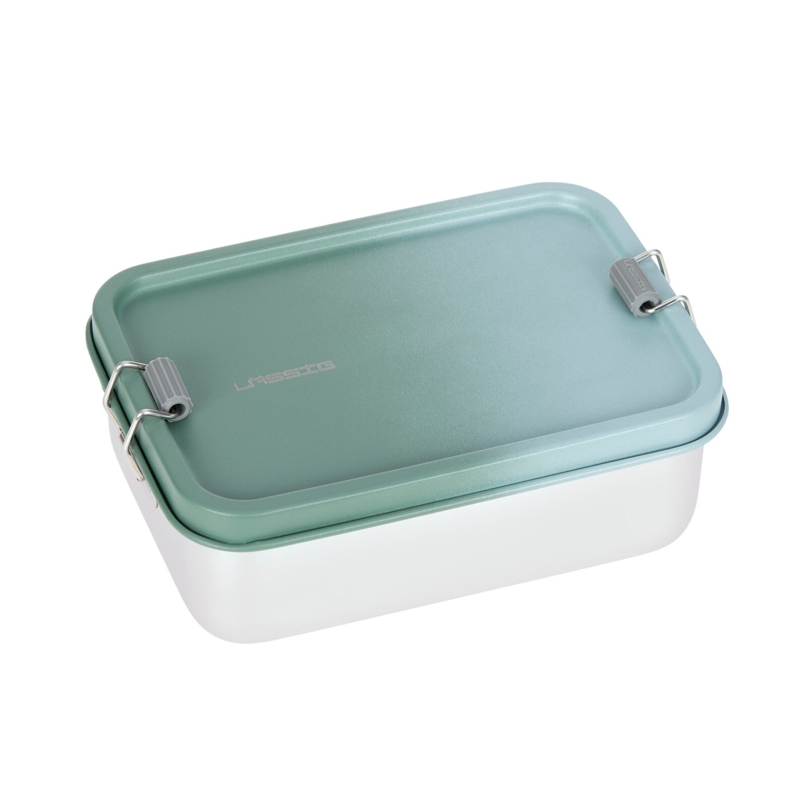 Lässig - Brotdose Kinder - Edelstahl Lunchbox, Unique, Grün (2)