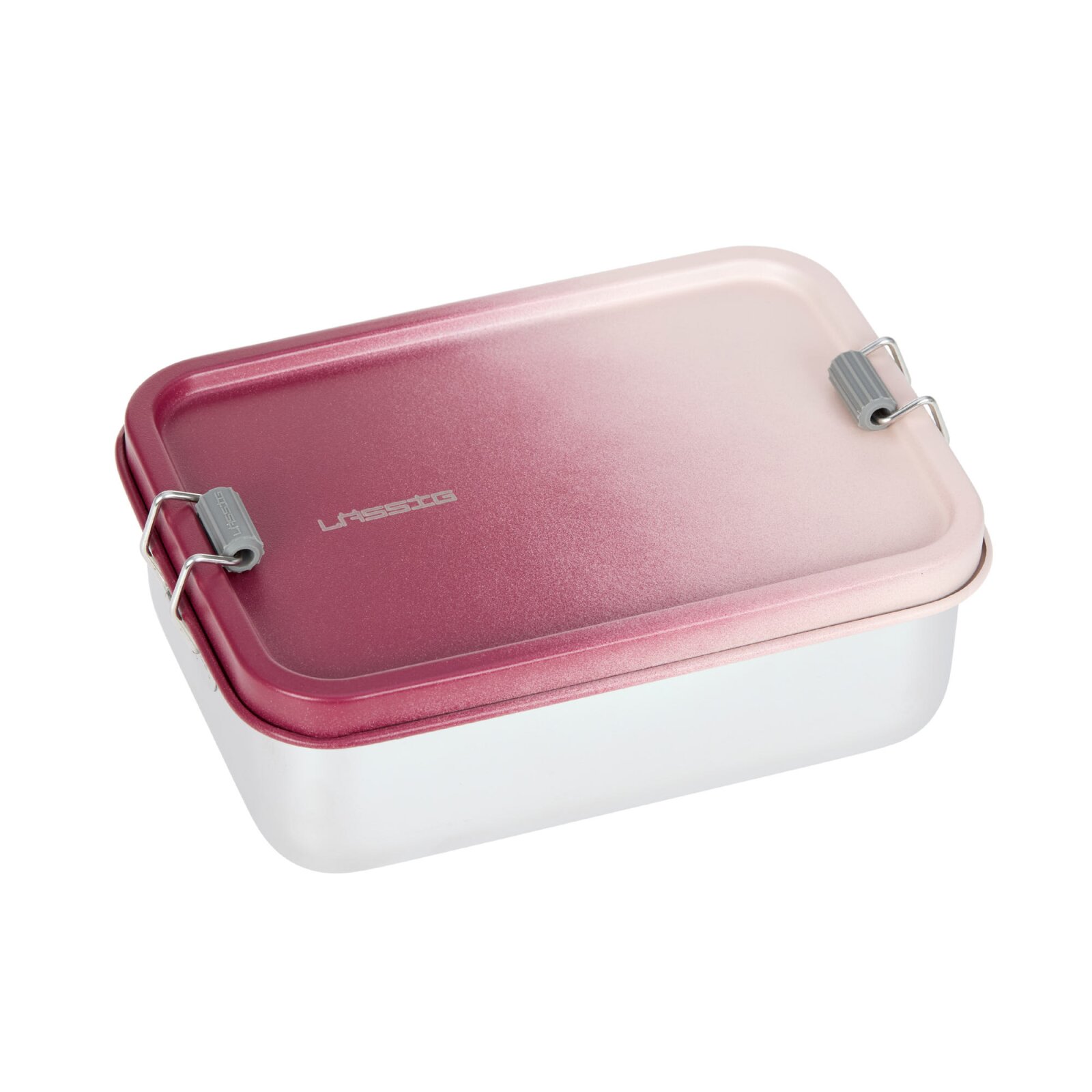 Lässig - Brotdose Kinder - Edelstahl Lunchbox, Unique, Rosa (2)