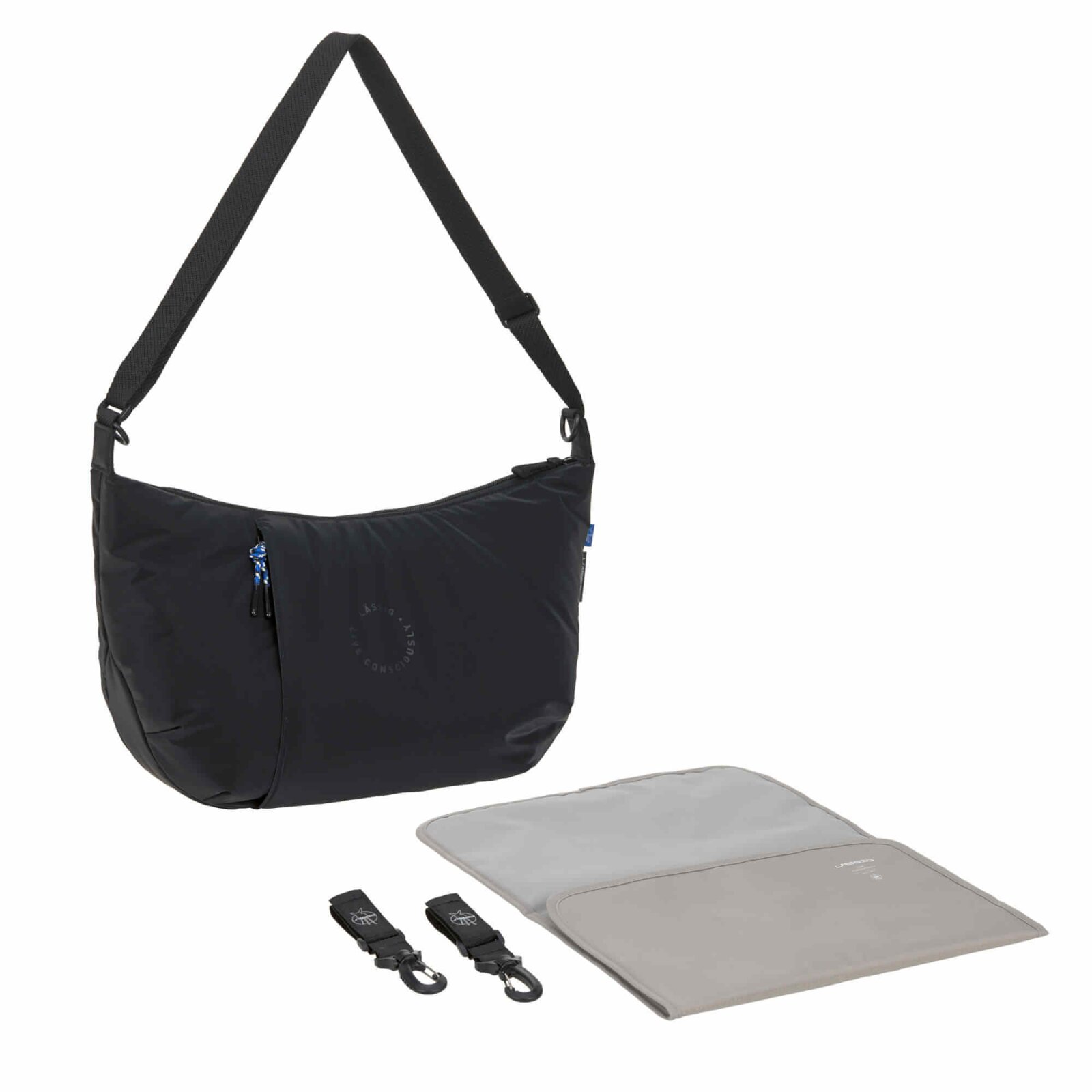 Lässig - Wickeltasche Crossbody - Lunua Bum Bag, Schwarz