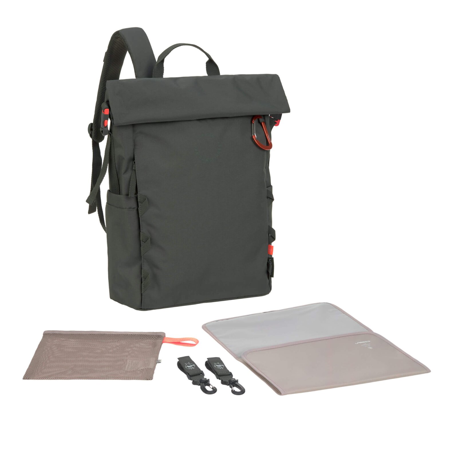 Lässig - Wickelrucksack - Outdoor Rolltop Backpack, Dunkelgrün